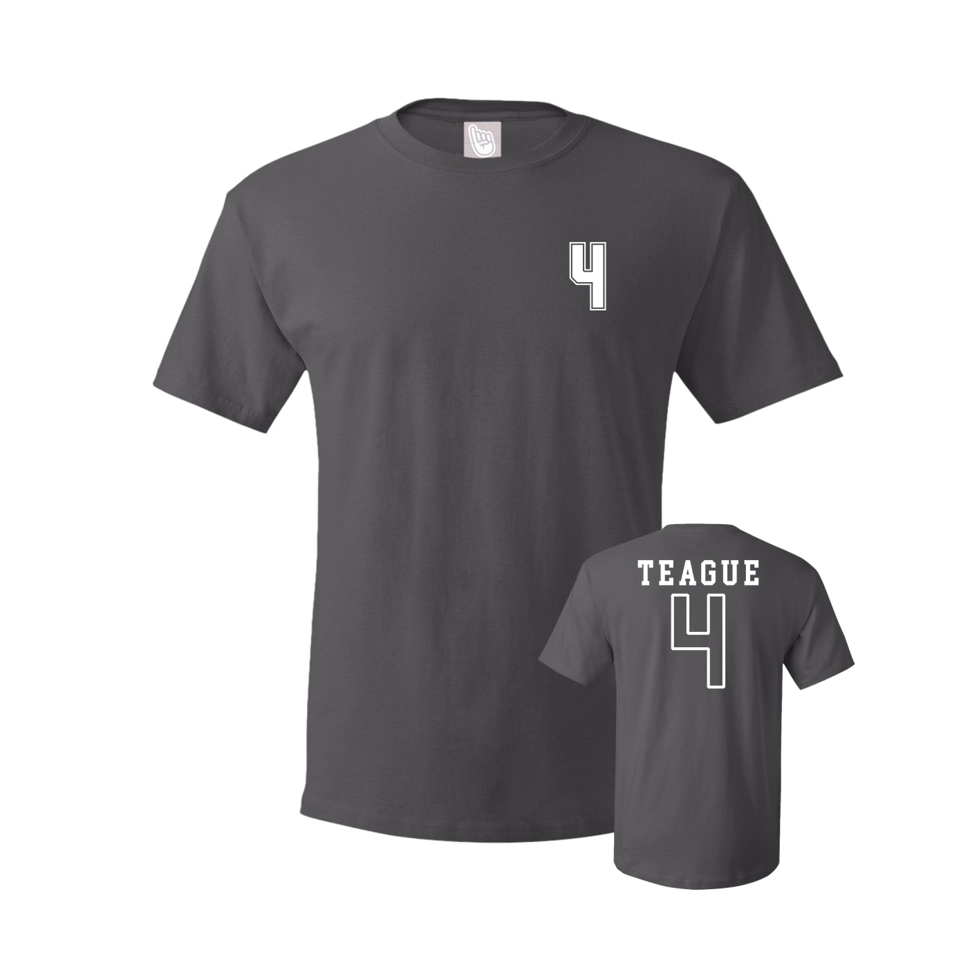 Tee — Chest Back in Grey