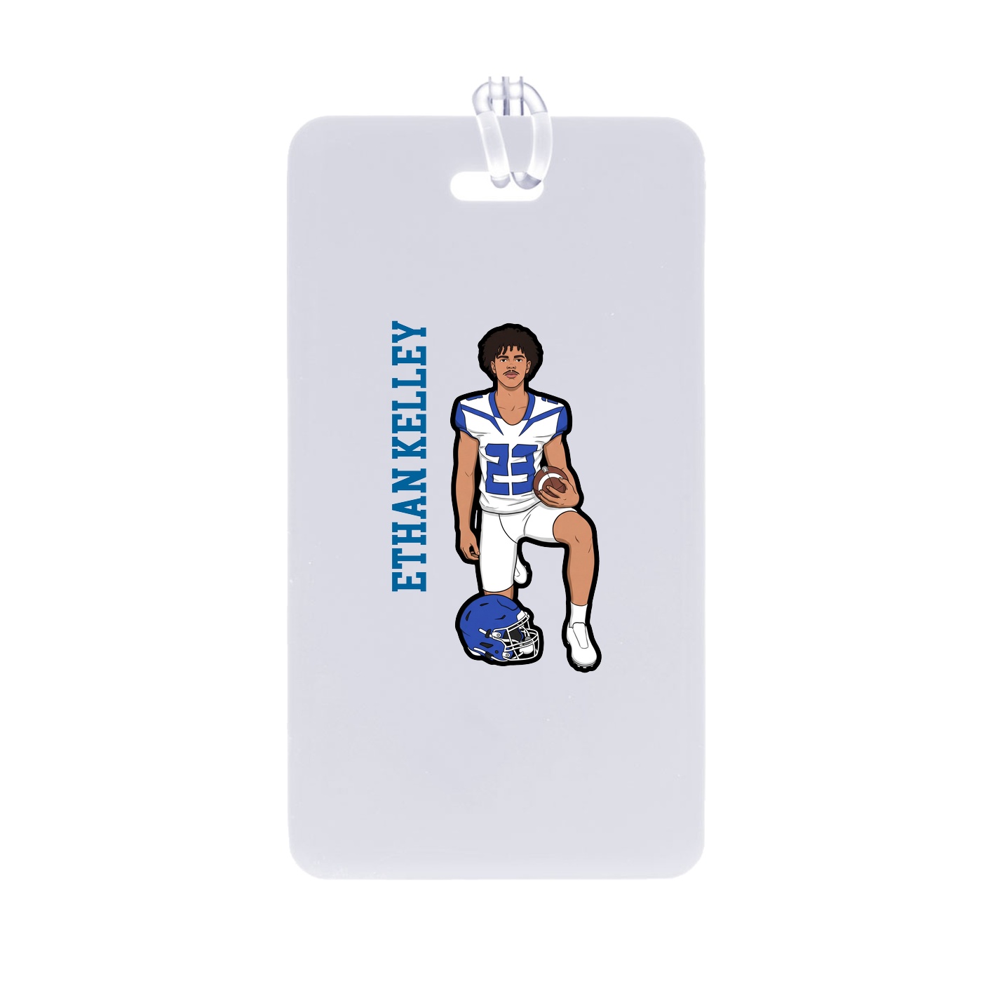 Bag Tag — Name Vertical in Classic