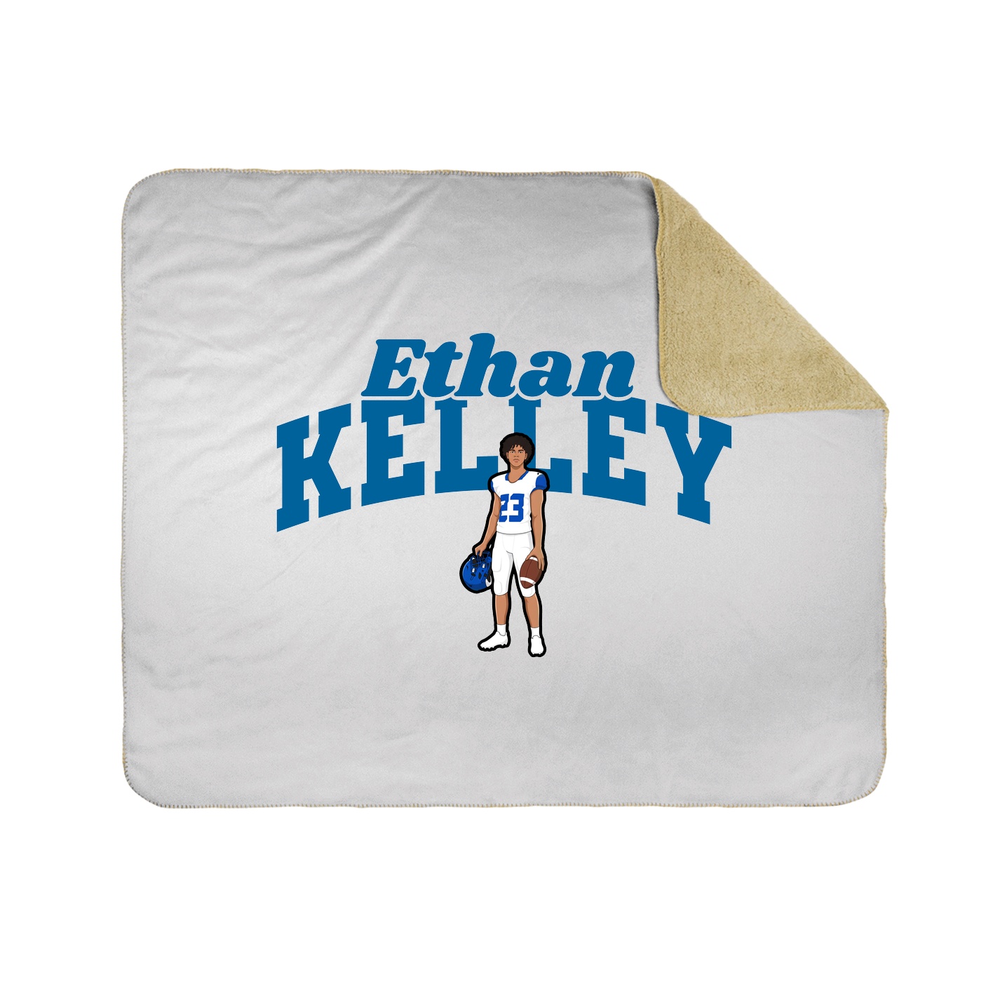 Throw Blanket — Signature Arch in White