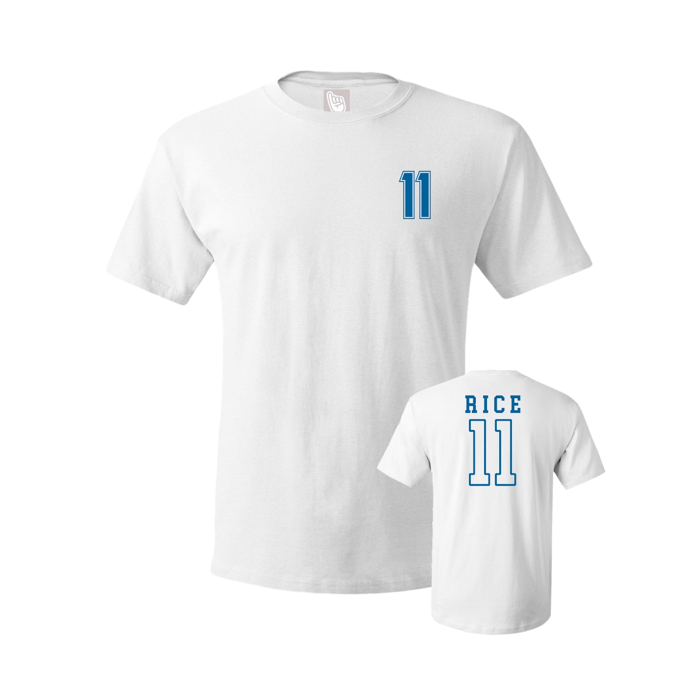 Youth Tee — Chest Back in White