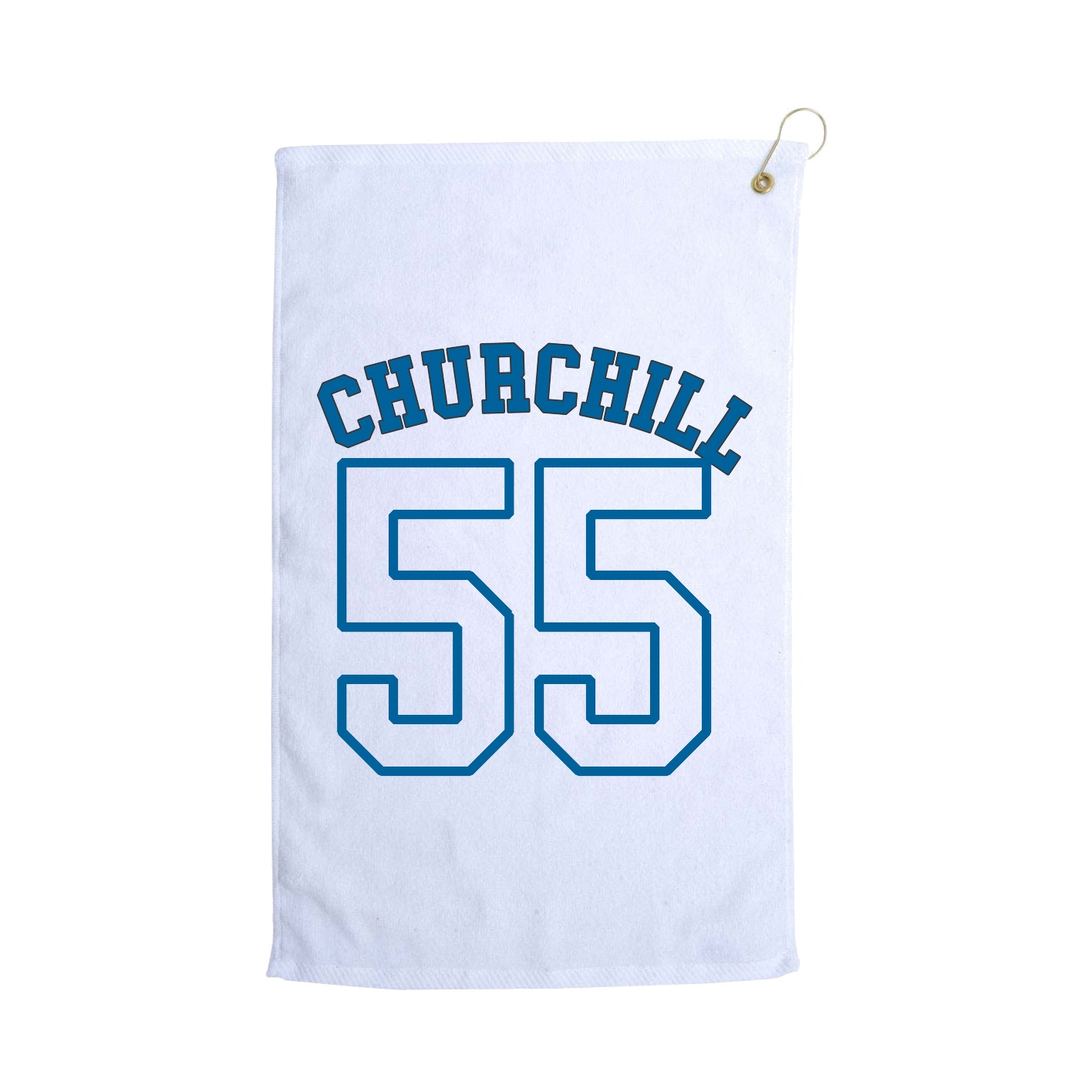 Golf Towel — Shirsey Arch in White