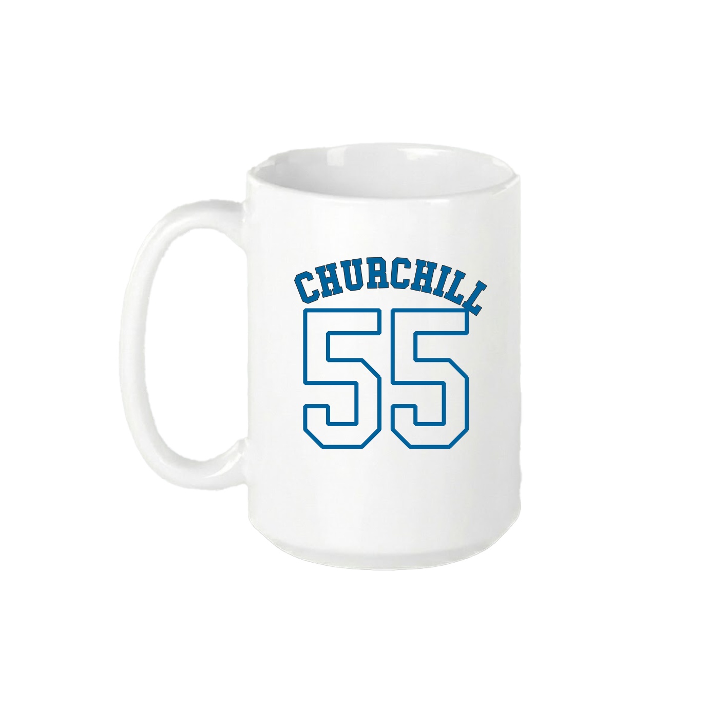 15oz Coffee Mug — Shirsey Arch in White