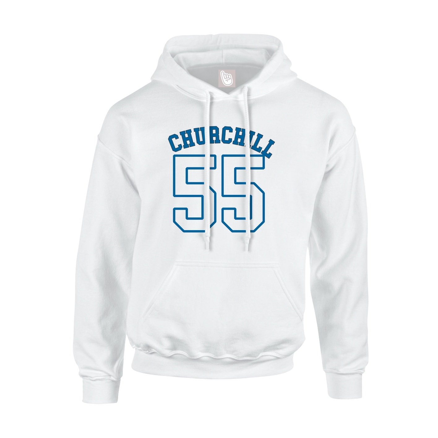 Hoodie — Shirsey Arch in White