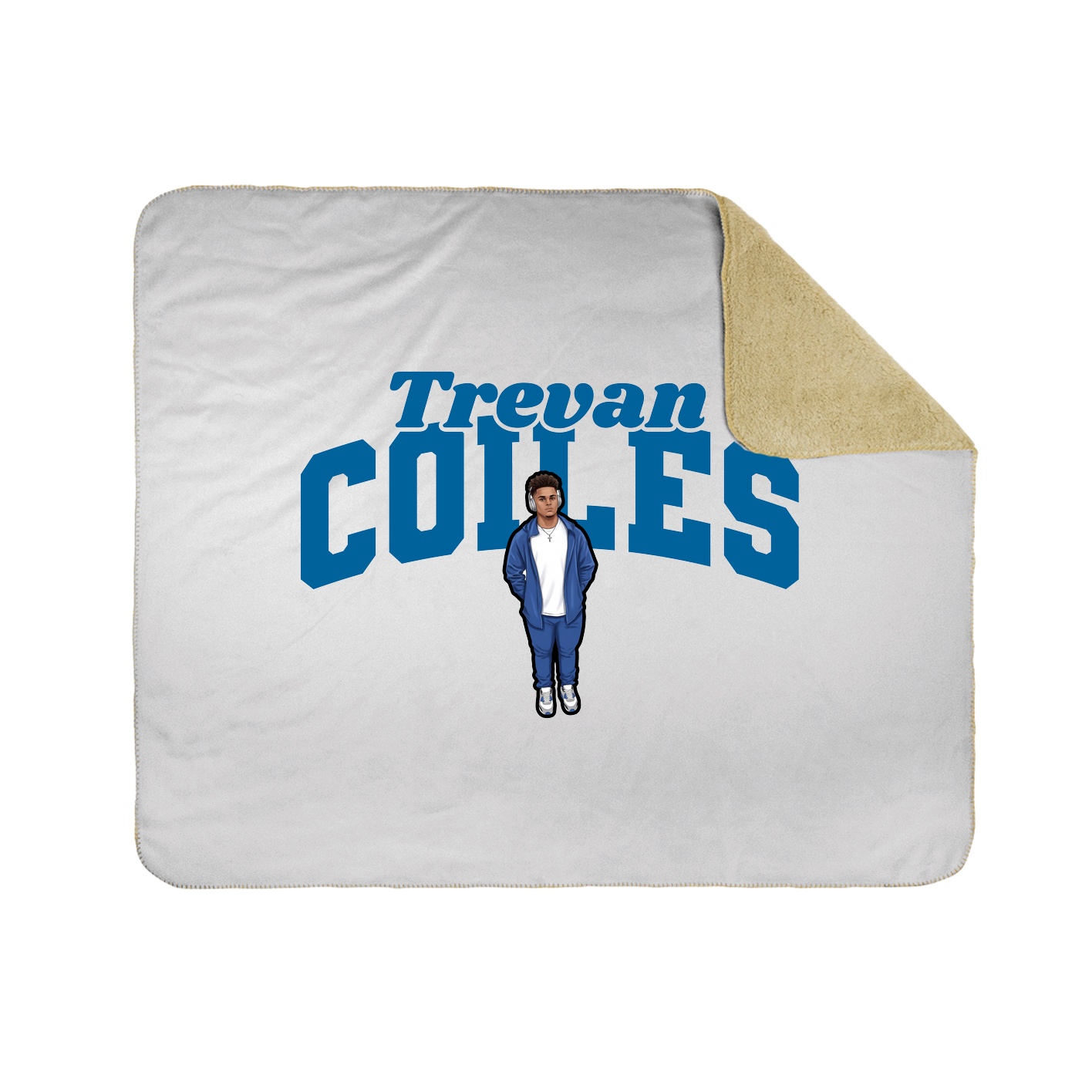 Throw Blanket — Signature Arch in White