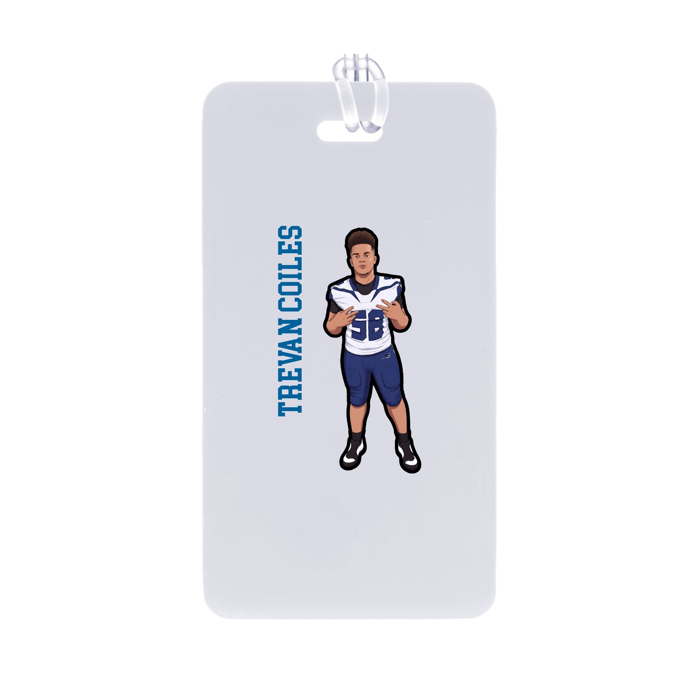 Bag Tag — Name Vertical in Classic