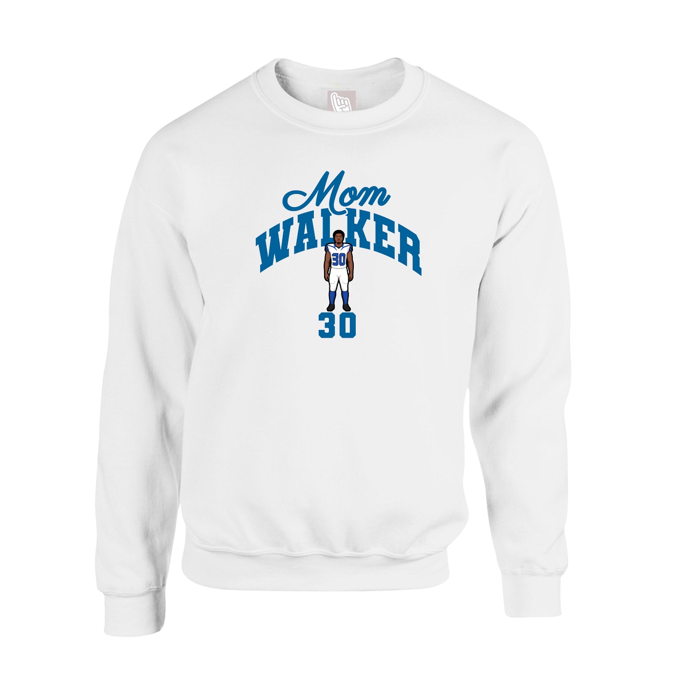 Fleece Crew — Mothers Day Arch in White
