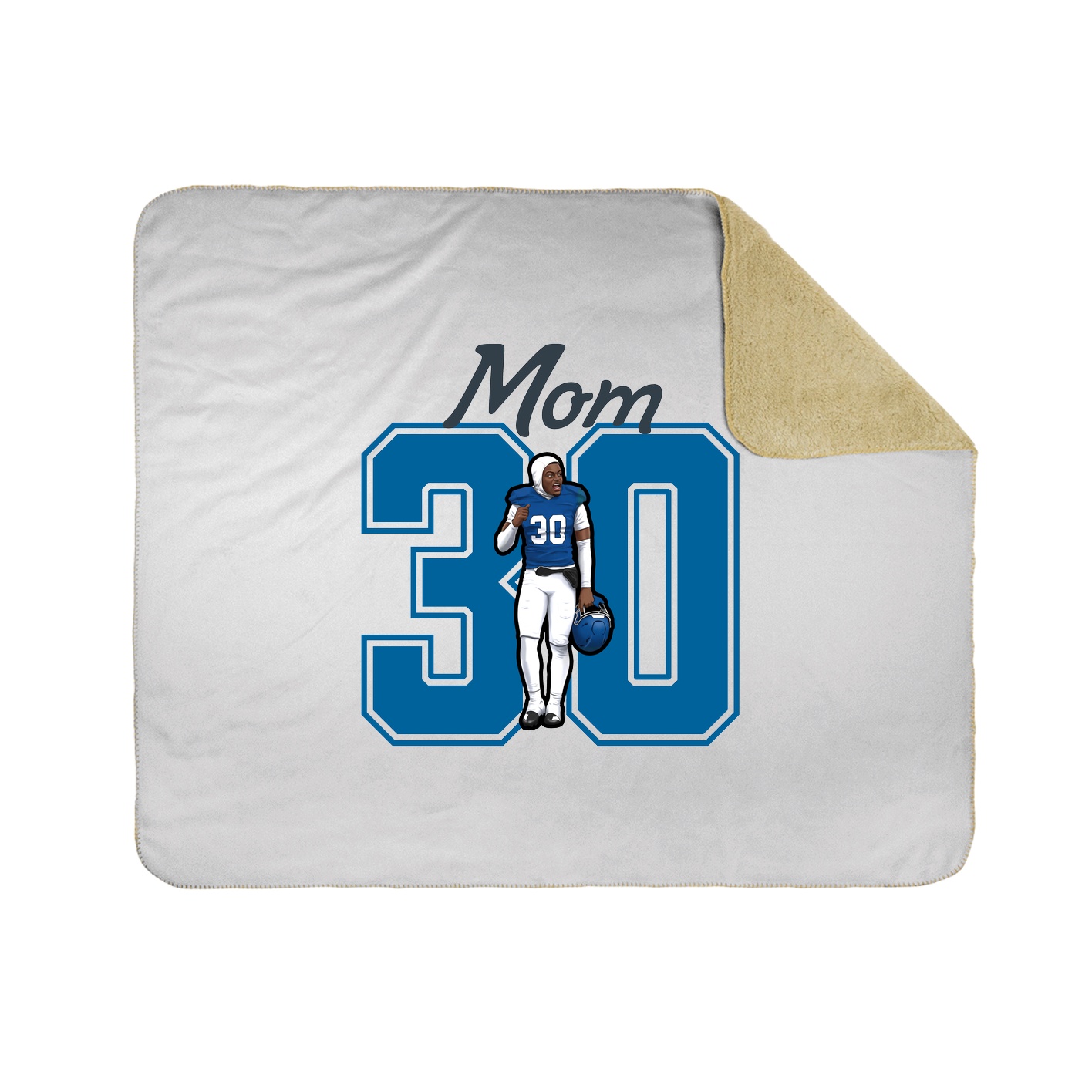 Throw Blanket — Mothers Day Shirsey in White