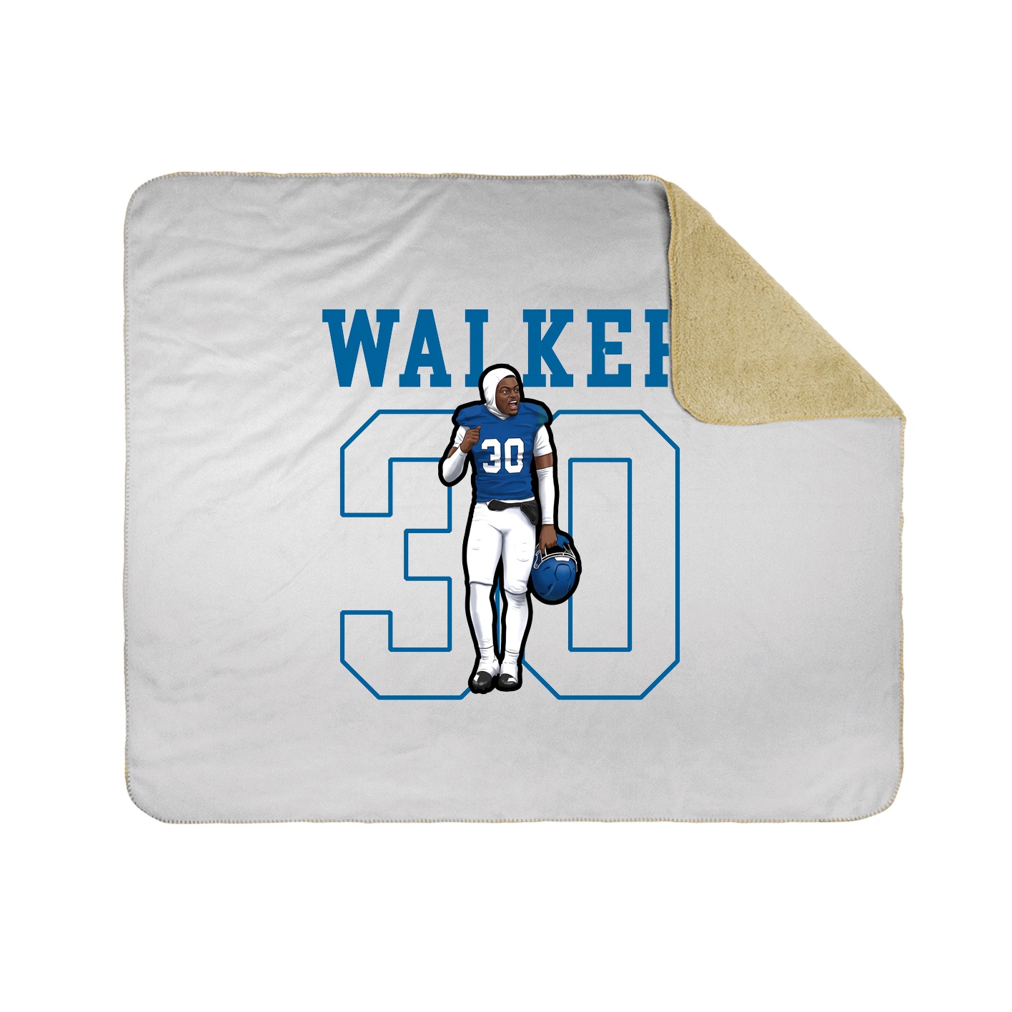 Throw Blanket — Shirsey in White