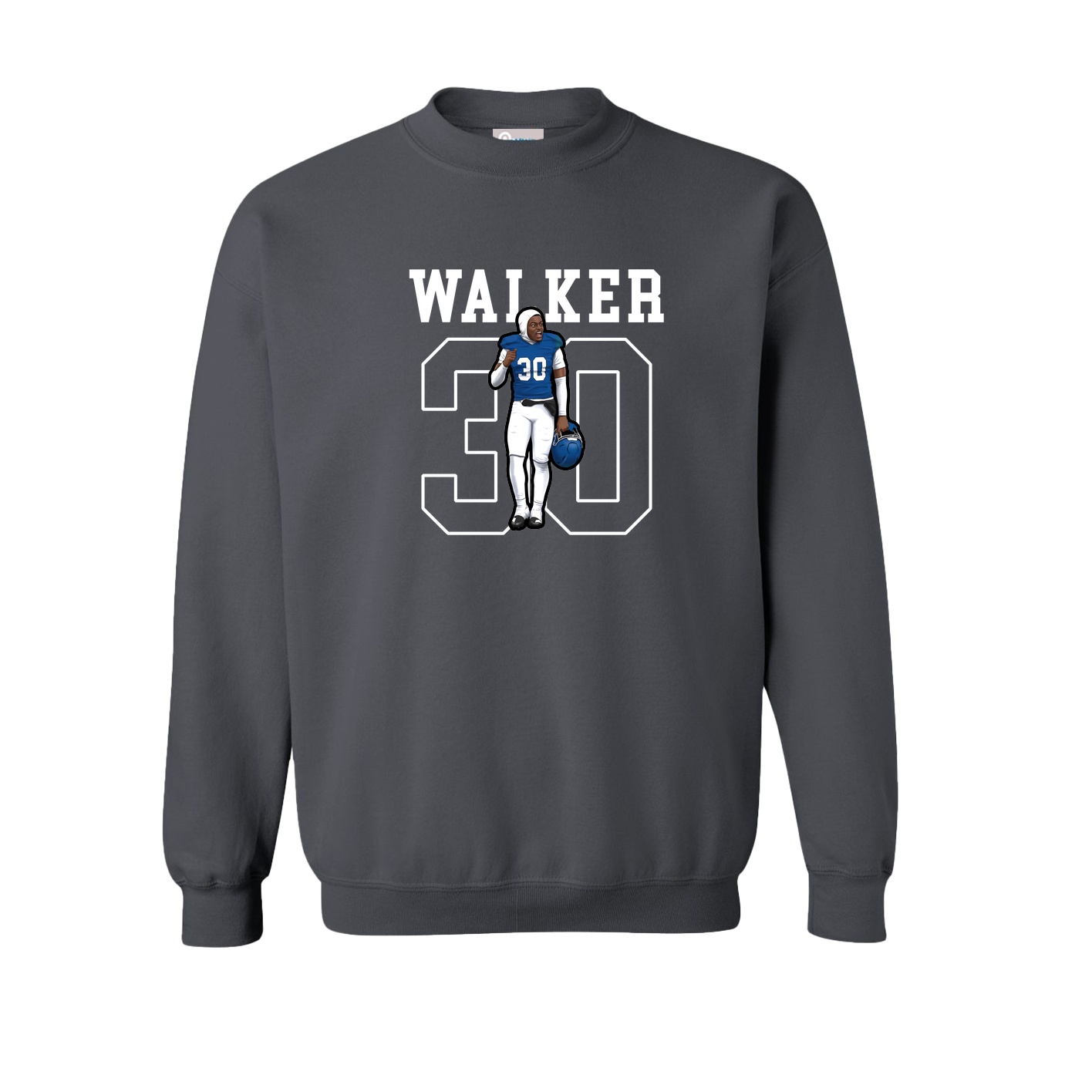 Fleece Crew — Shirsey in Grey