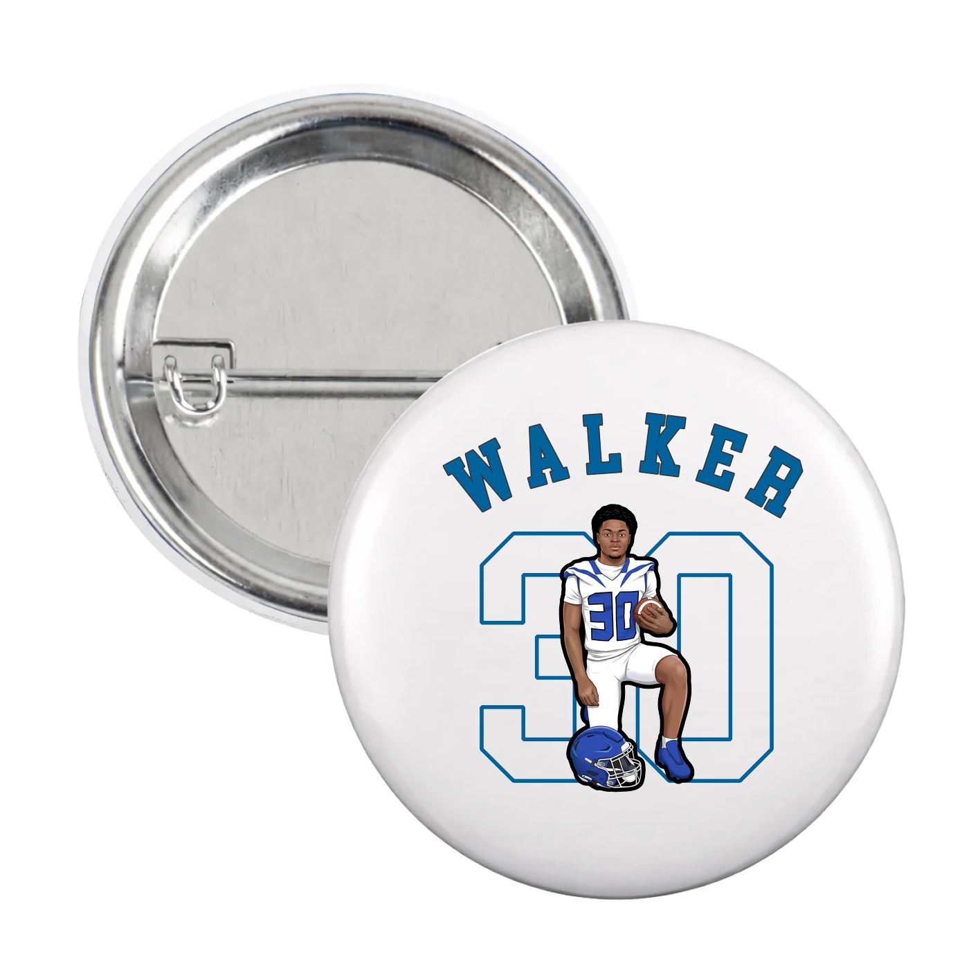 Game Day Button — Shirsey Arch in White