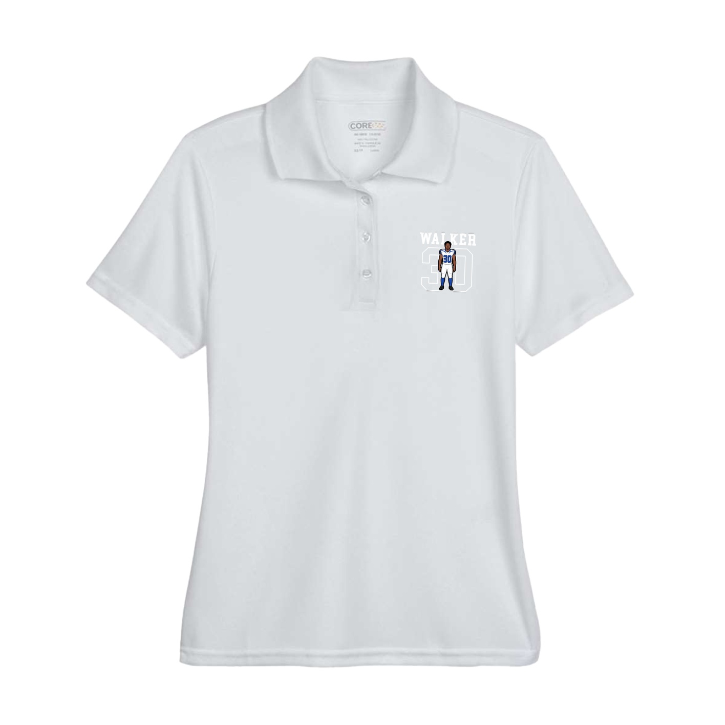 Womens Performance Polo — Shirsey in Grey