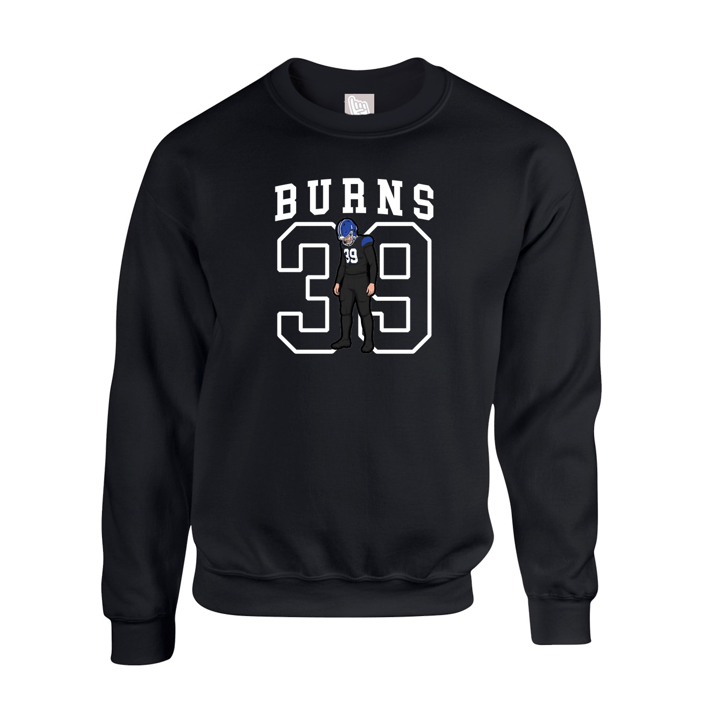 Fleece Crew — Shirsey in Black