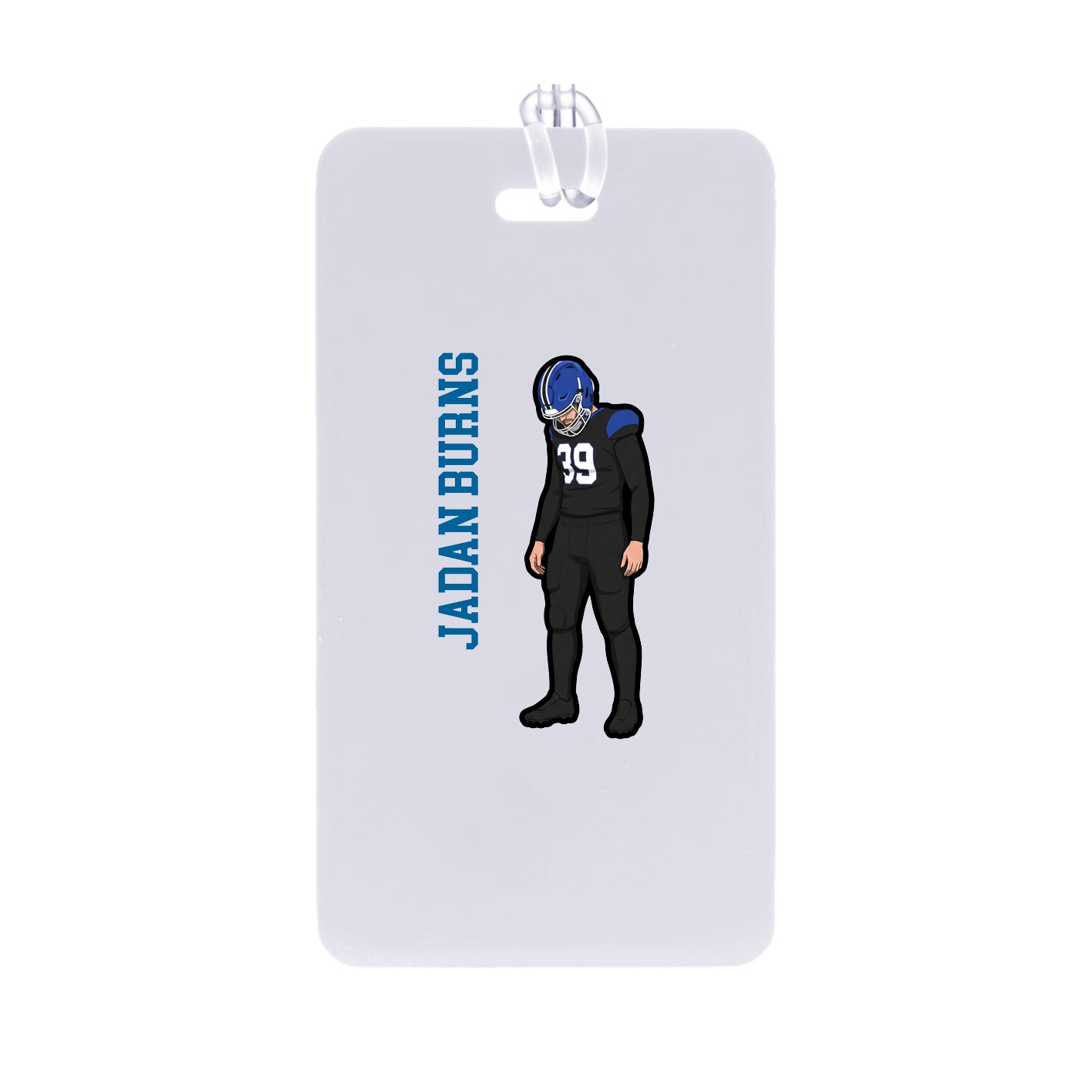 Bag Tag — Name Vertical in Classic