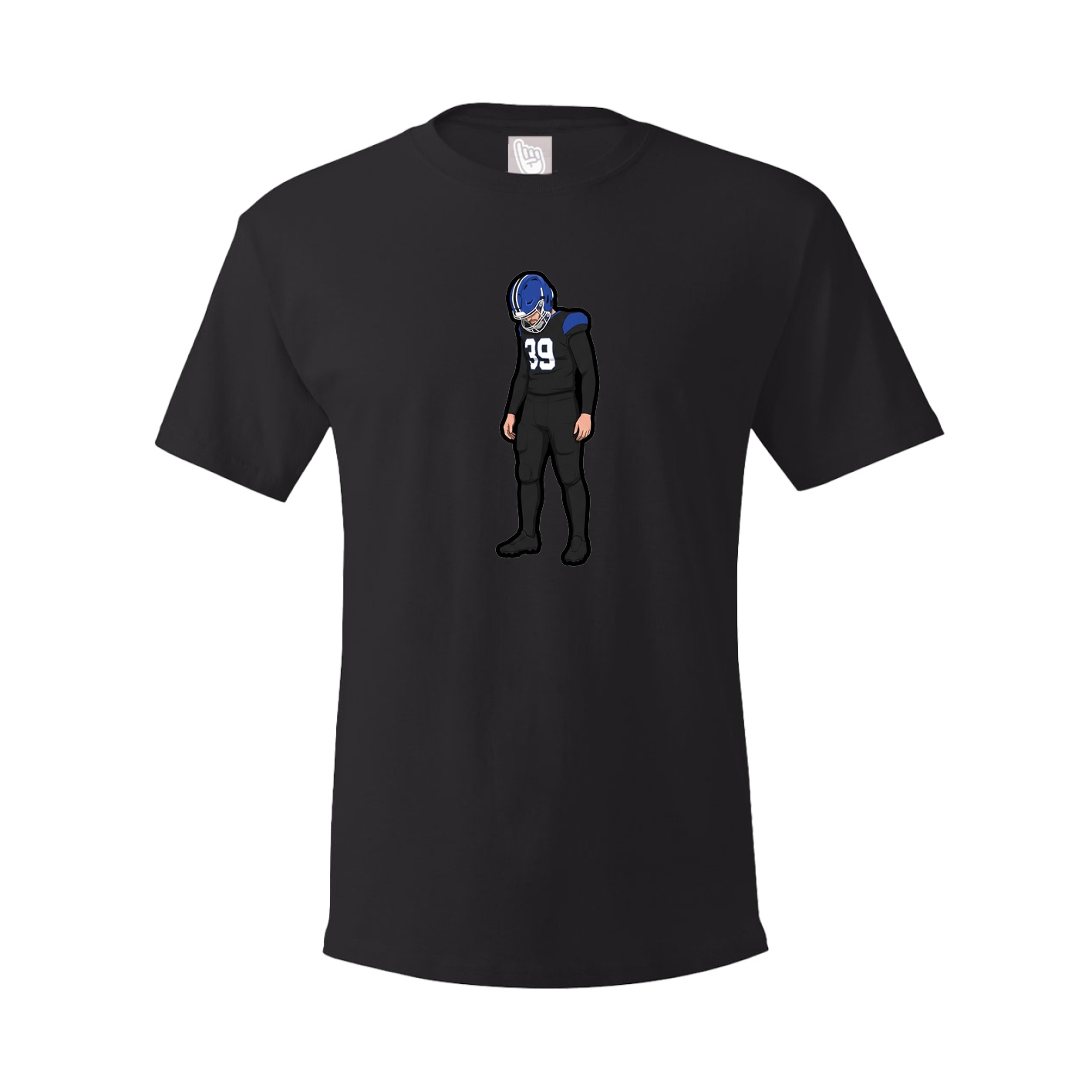 Tee — Name Vertical in Black
