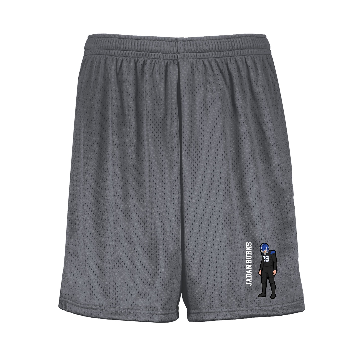 Shorts — Name Vertical in Grey