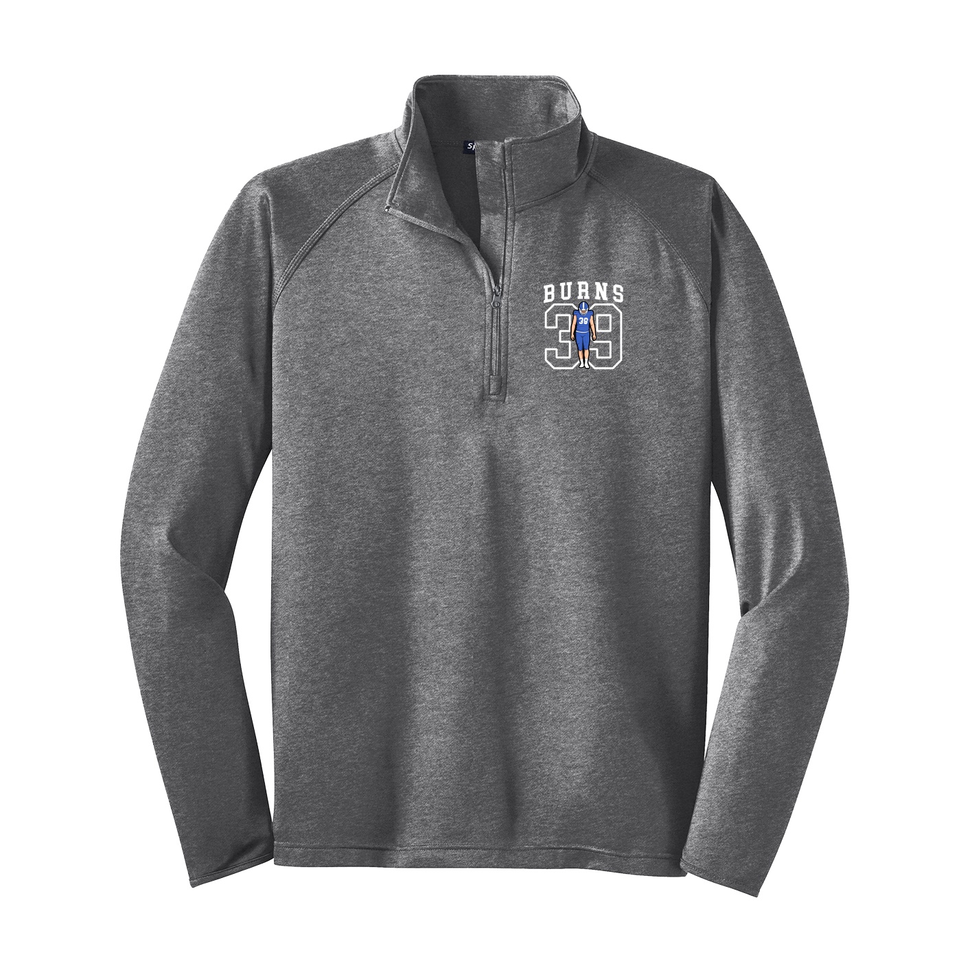Q-Zip Pullover — Shirsey in Grey