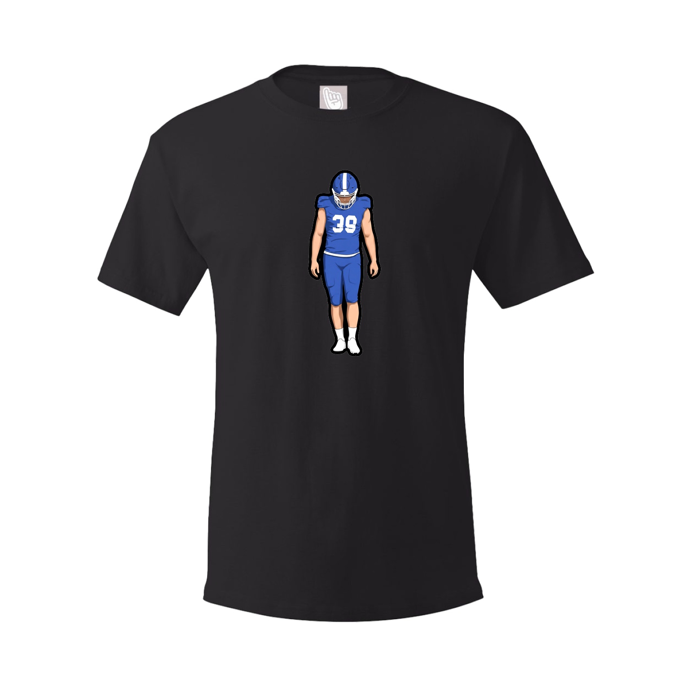 Tee — Name Vertical in Black