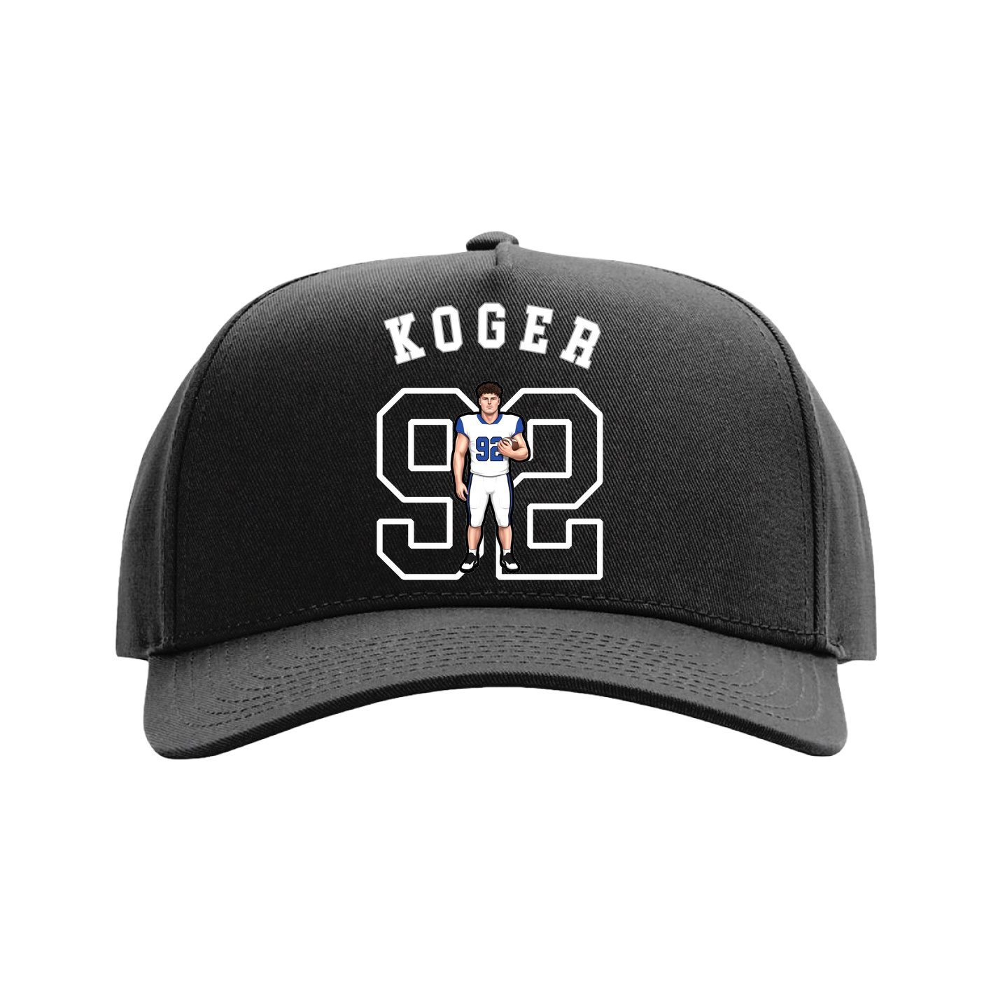 Full Fabric Five-Panel Champ Cap