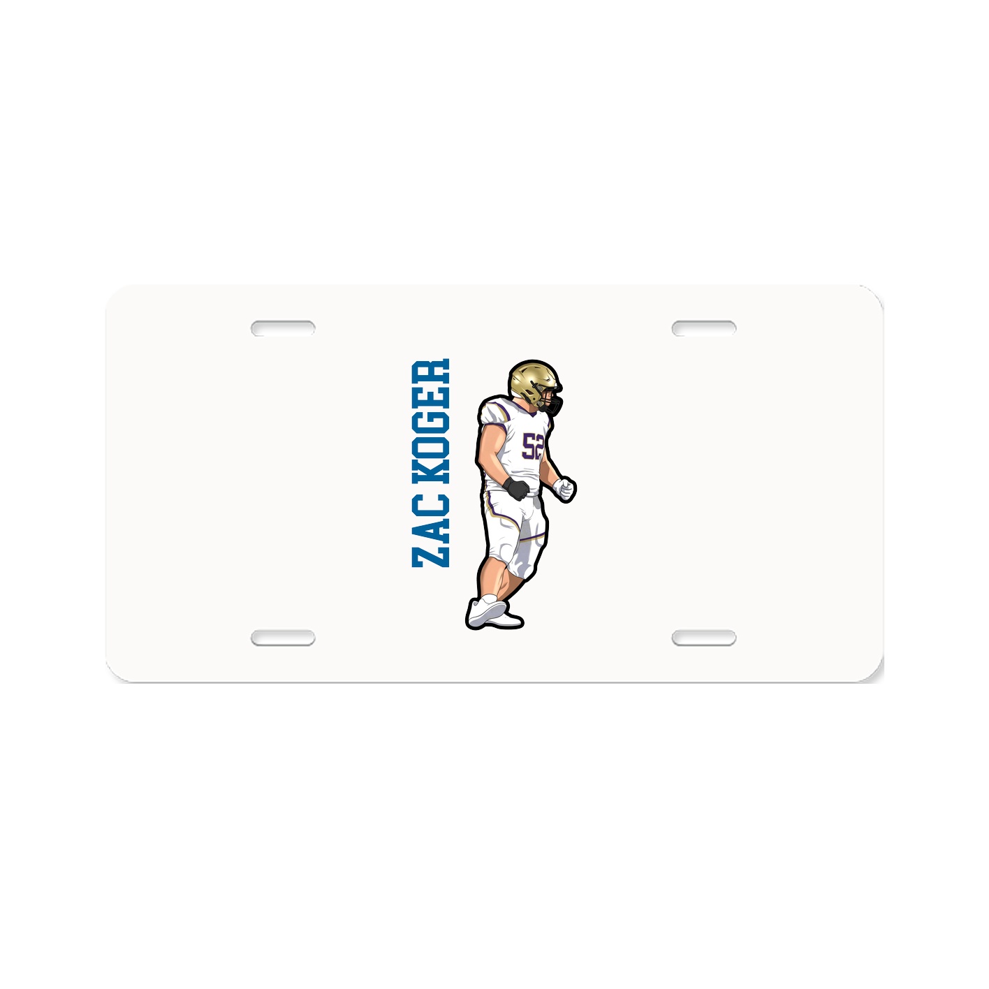 Aluminum License Plate