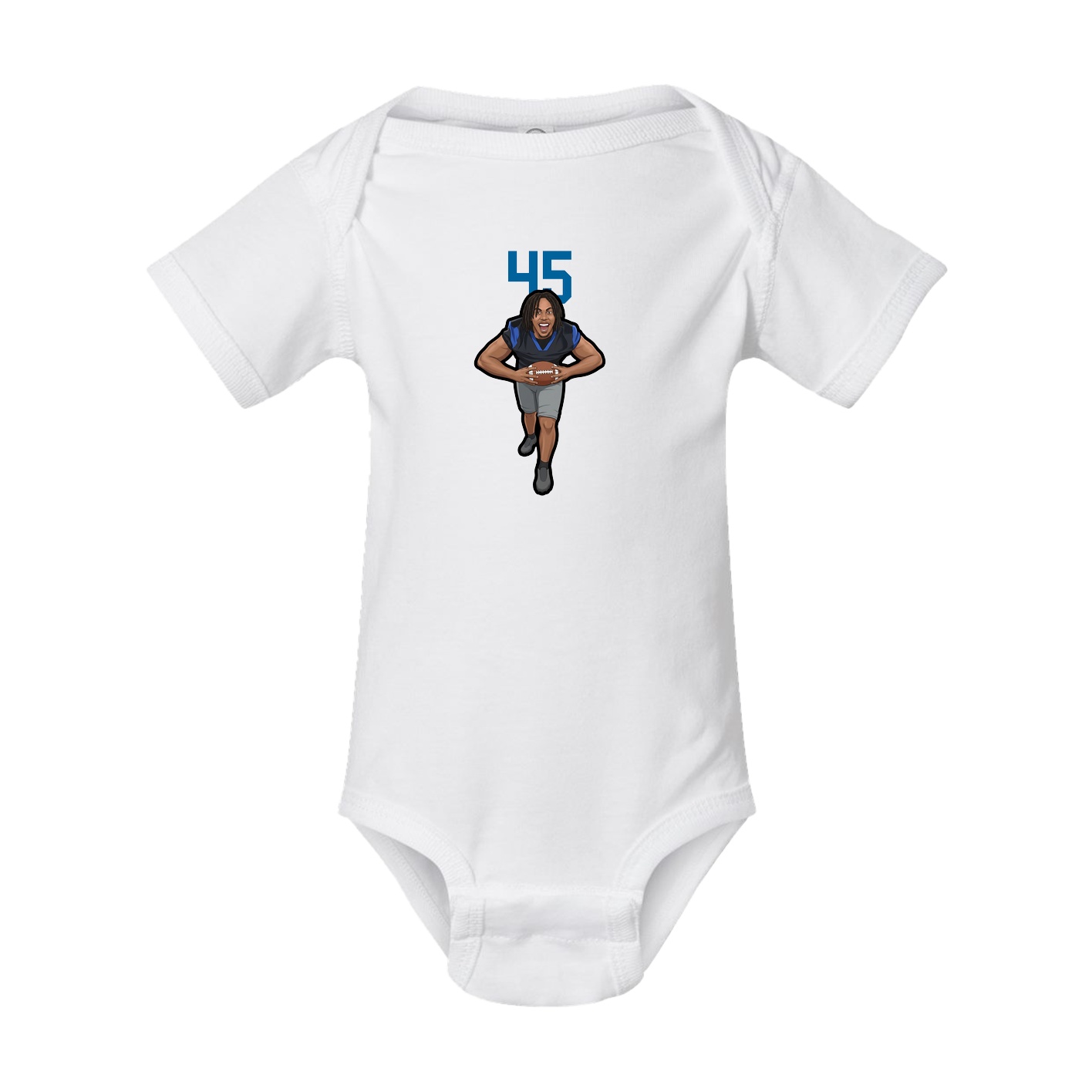 Baby Onesie — Number Top in White
