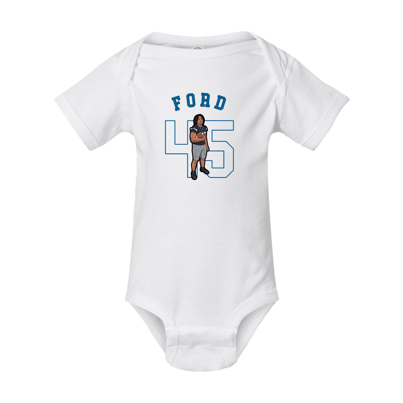 Baby Onesie — Shirsey Arch in White