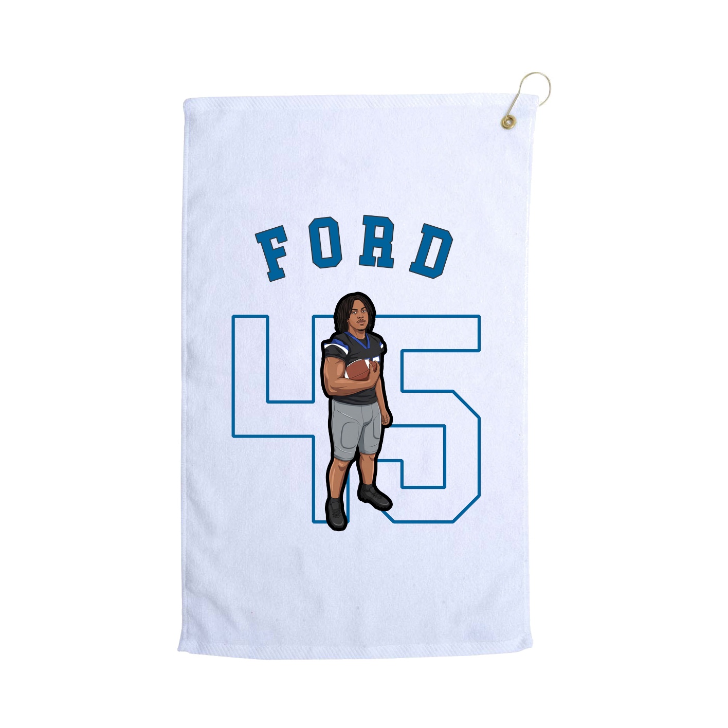 Golf Towel — Shirsey Arch in White