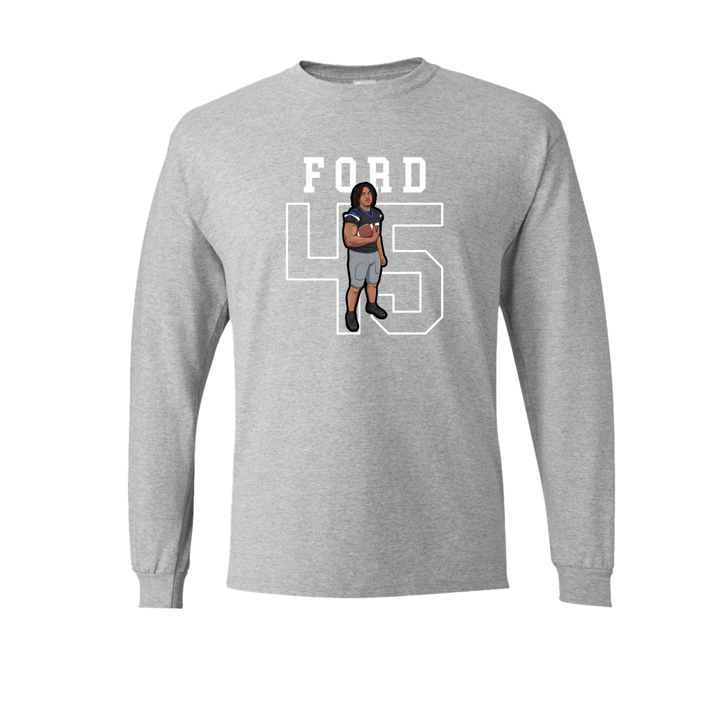 Long Sleeve Tee — Shirsey in Grey