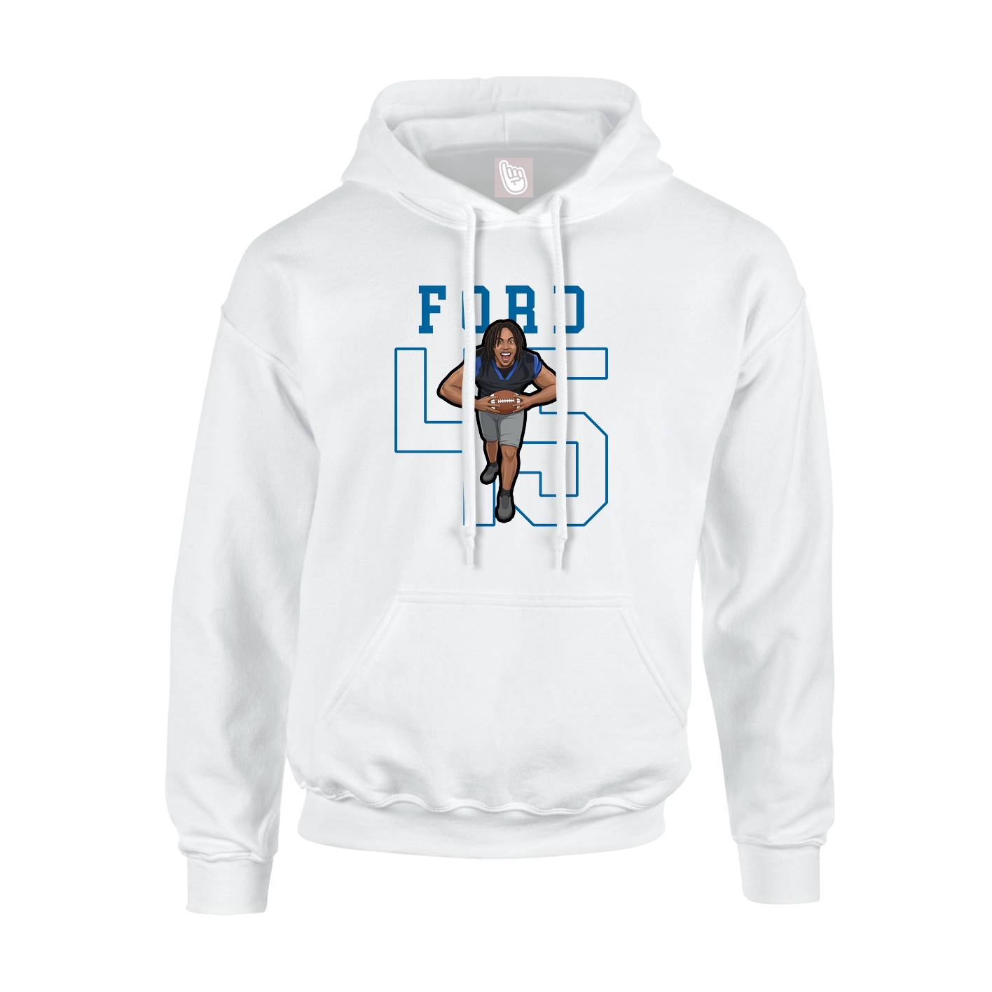 Hoodie — Shirsey in White