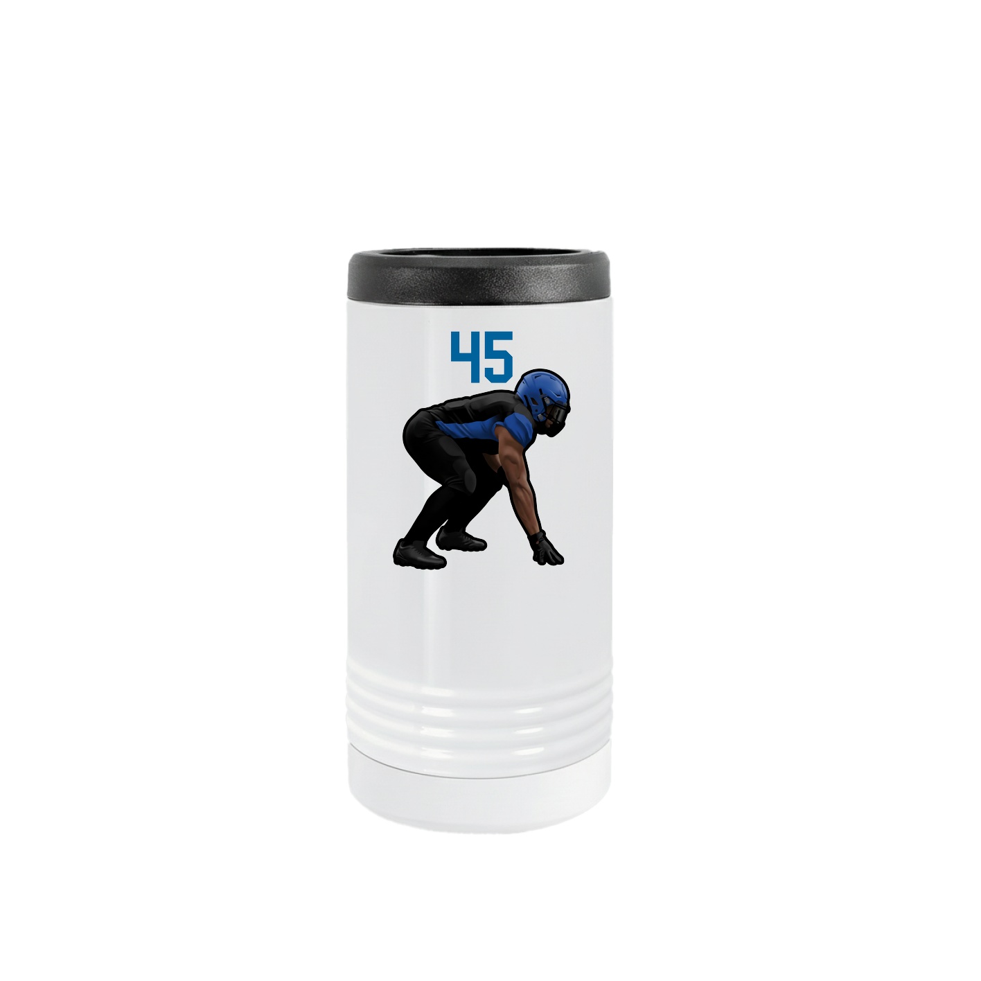 Slim Beverage Holder — Number Top in White