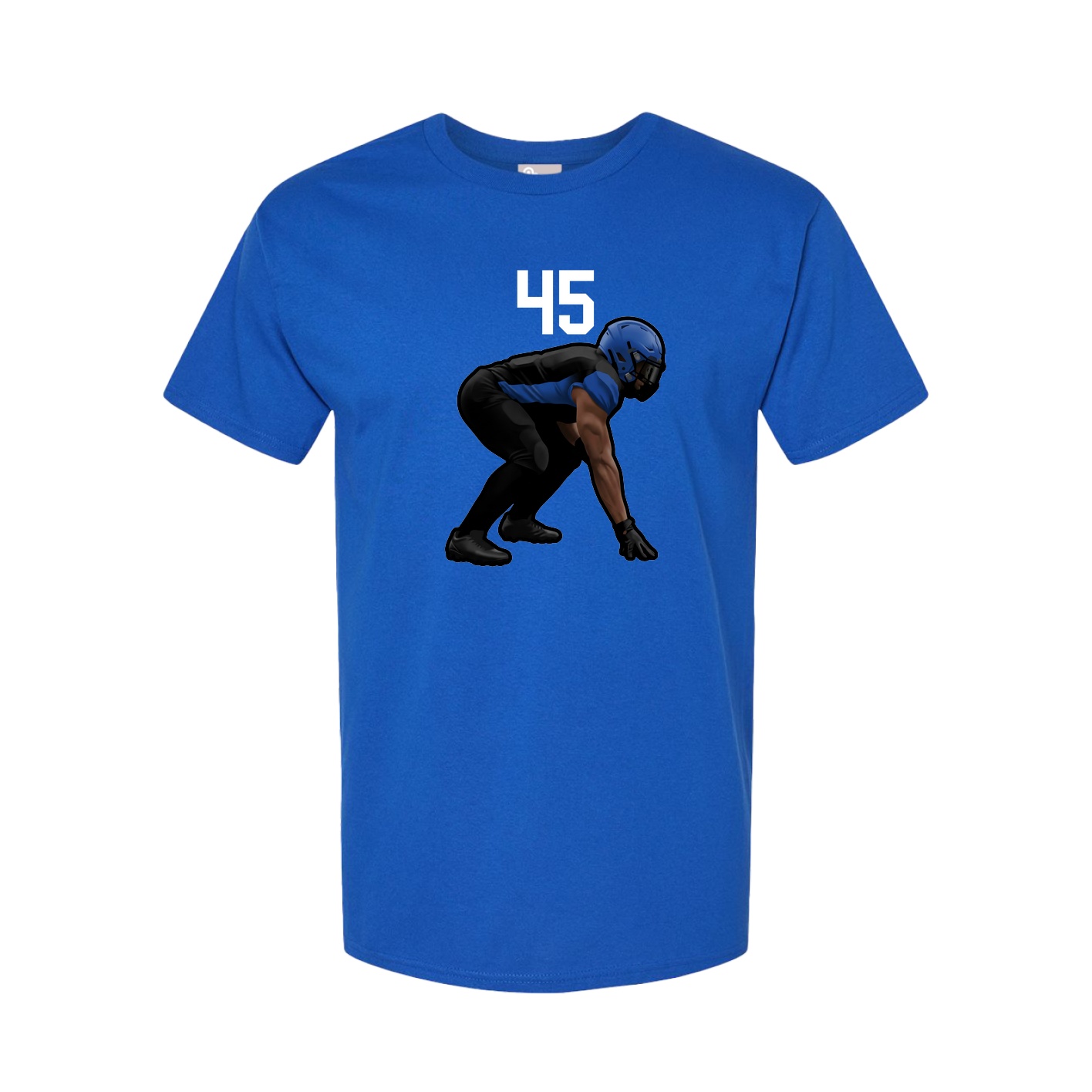 Youth Tee — Number Top in Royal