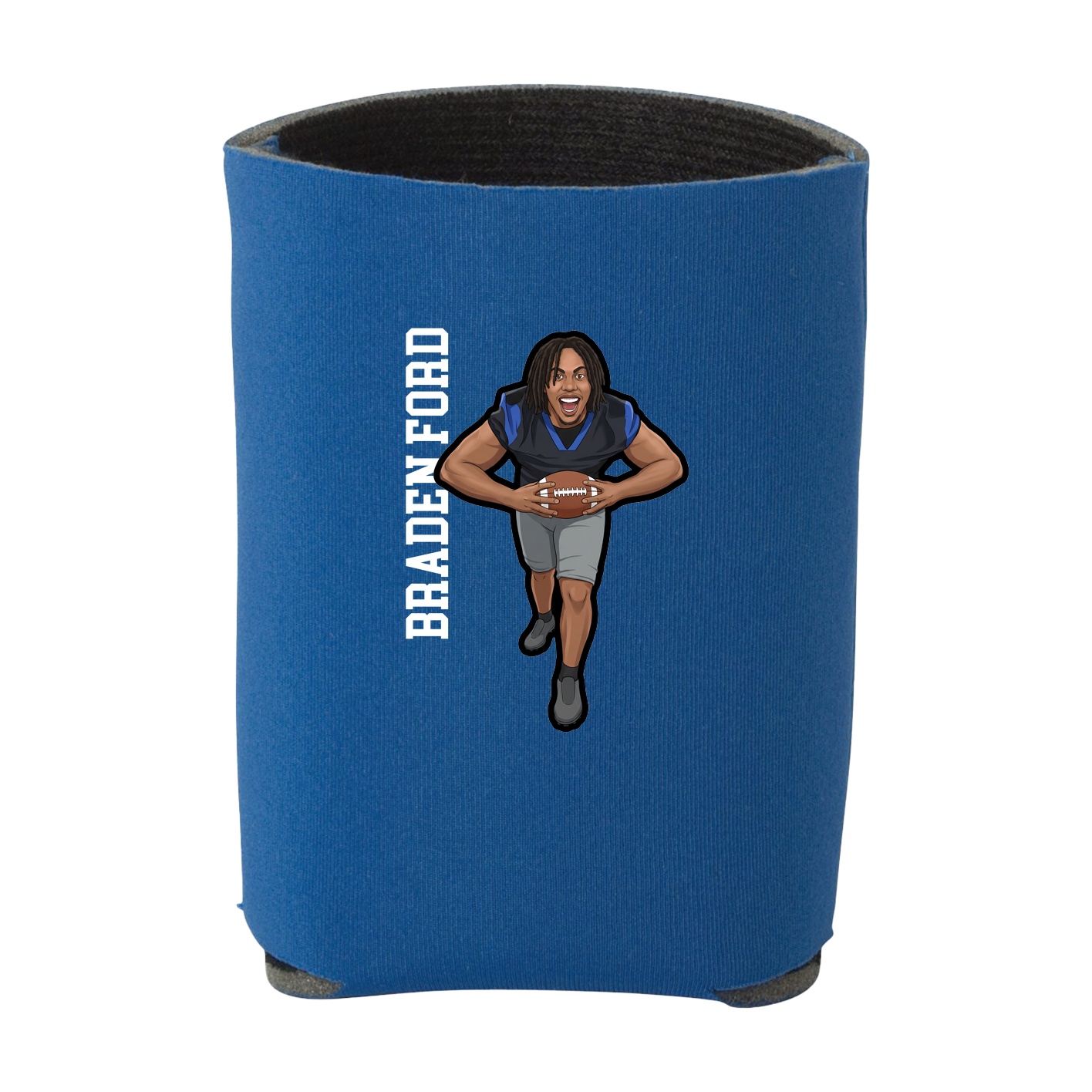 Can Holder — Name Vertical in Royal