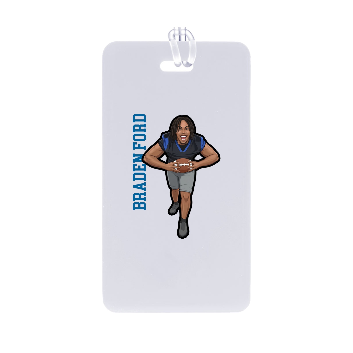 Bag Tag — Name Vertical in Classic