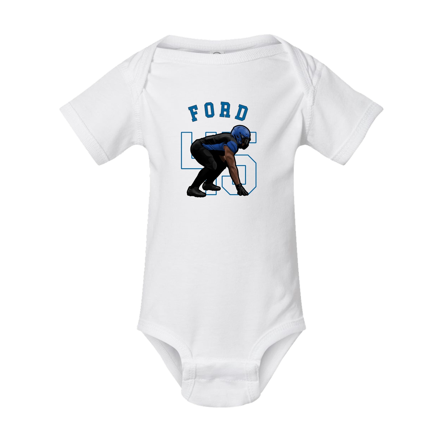 Baby Onesie — Shirsey Arch in White