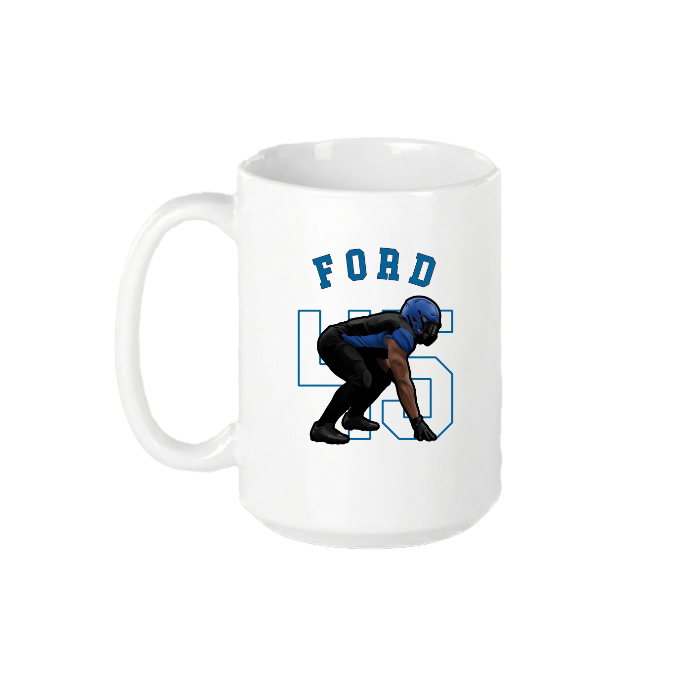 15oz Coffee Mug — Shirsey Arch in White