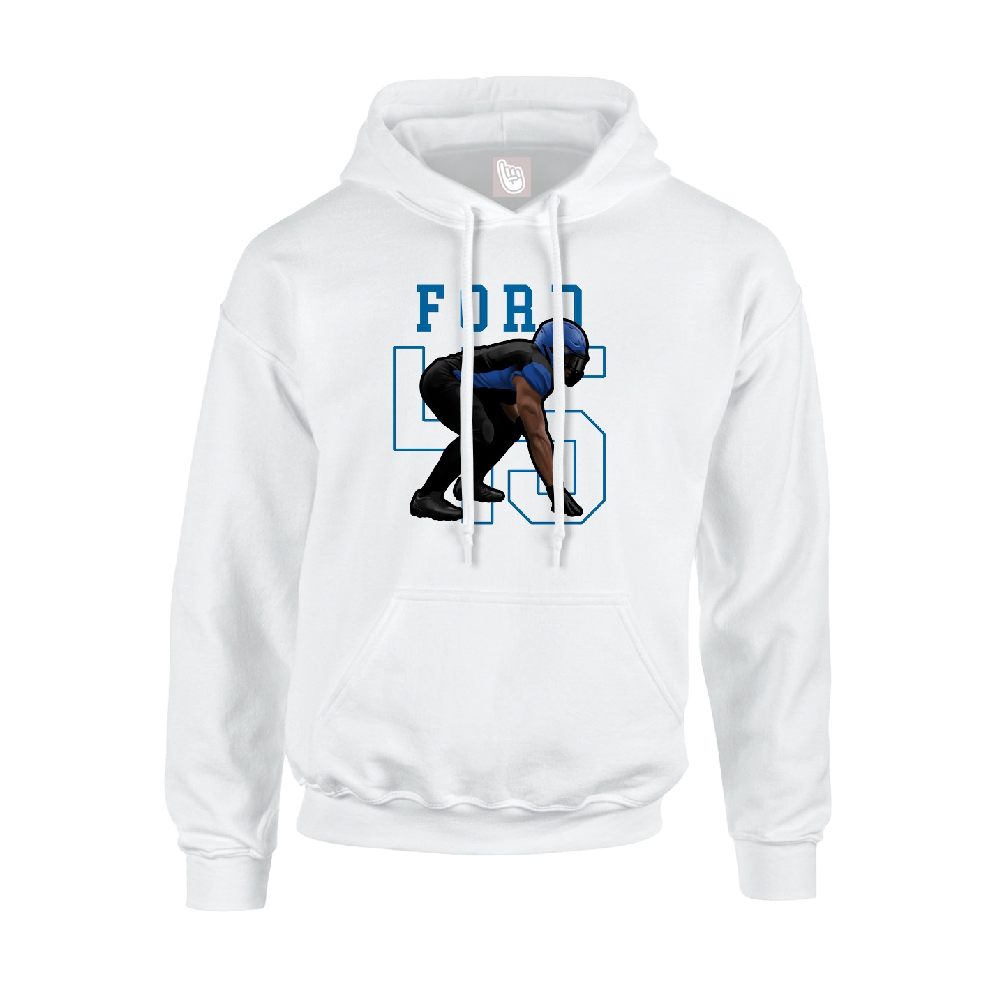 Hoodie — Shirsey in White