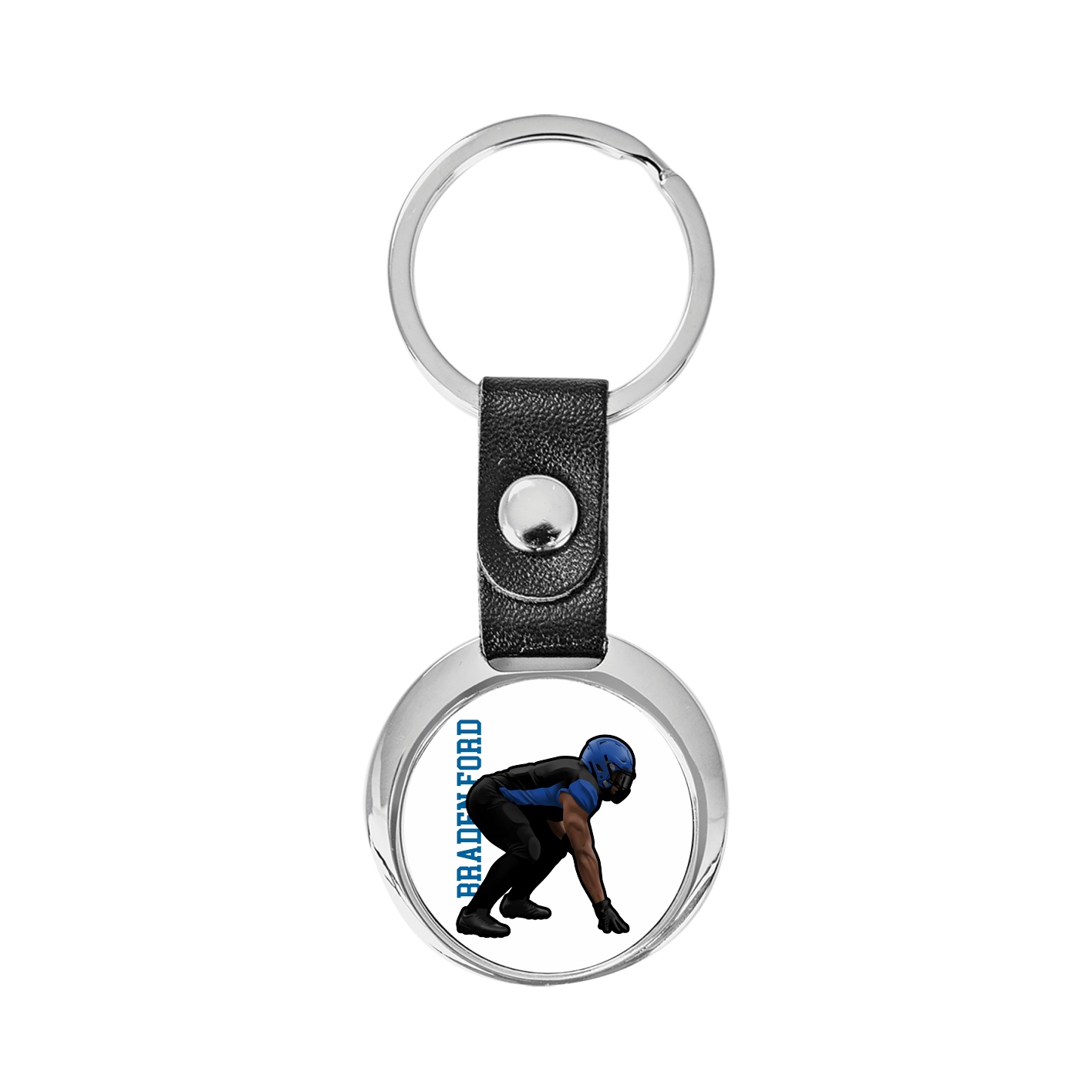 Key Chain — Name Vertical in Classic