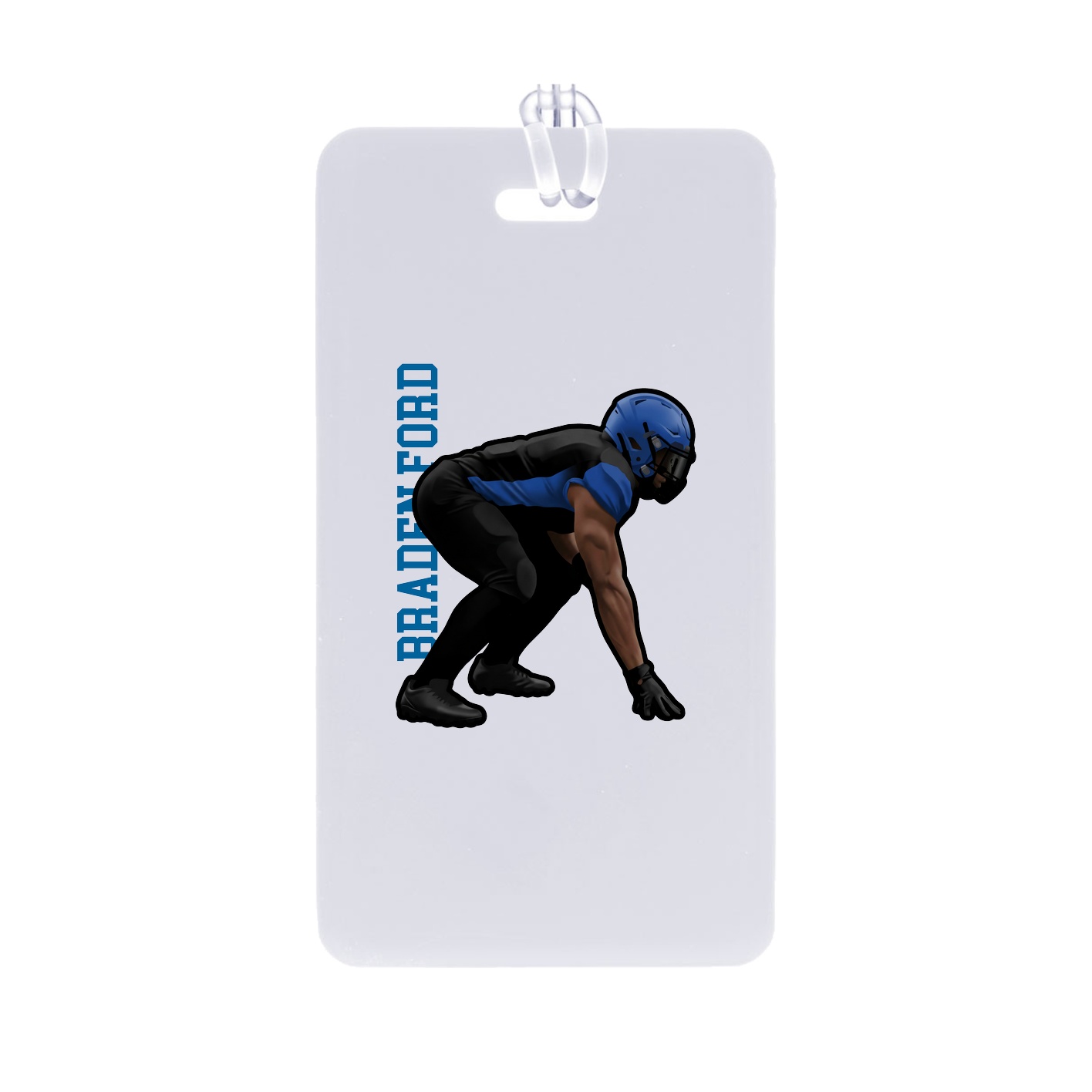 Bag Tag — Name Vertical in Classic