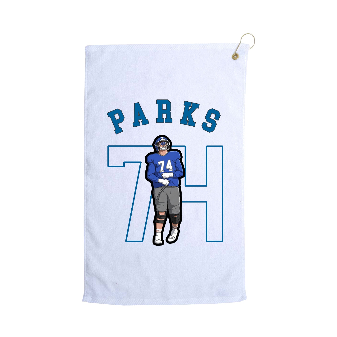 Golf Towel — Shirsey Arch in White
