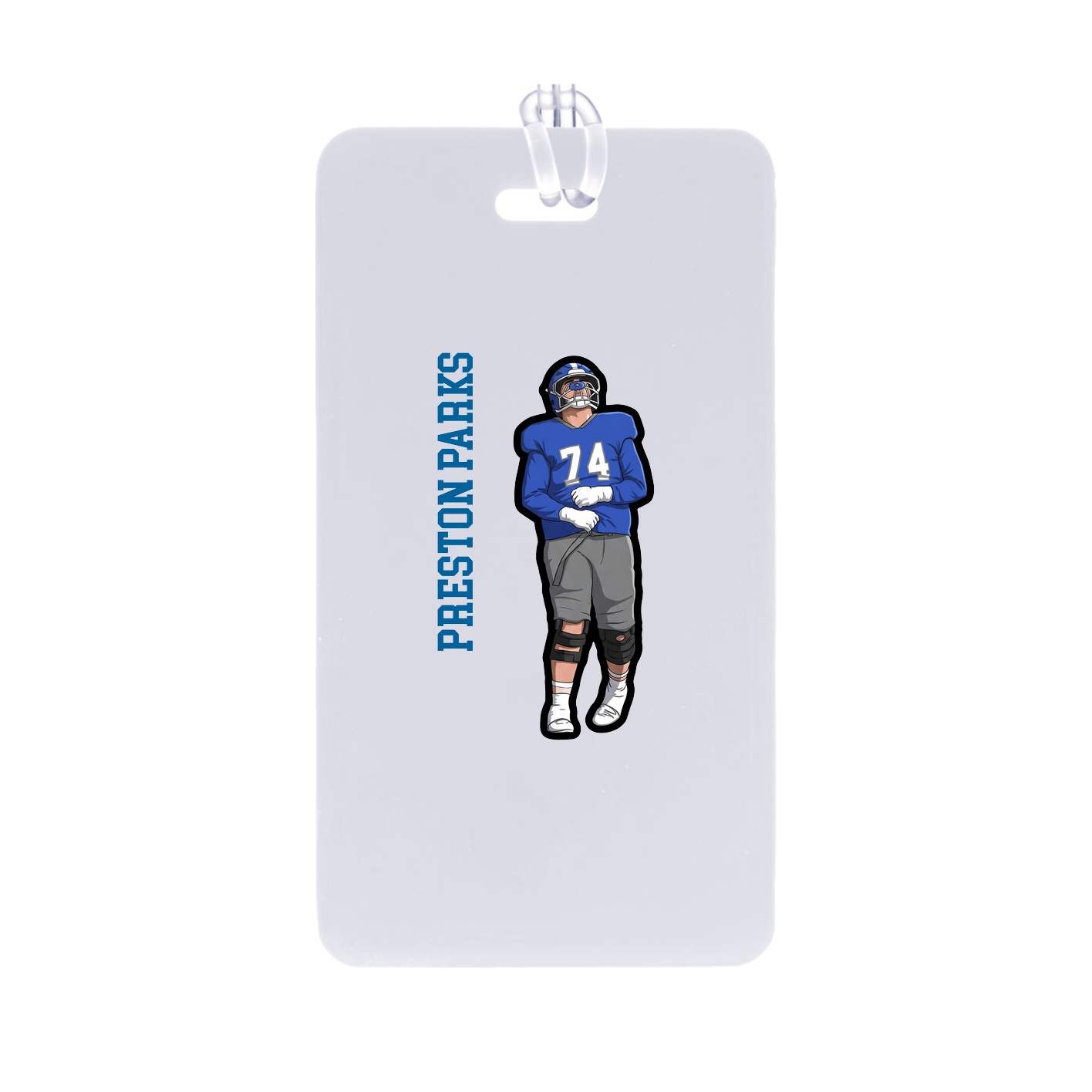 Bag Tag — Name Vertical in Classic