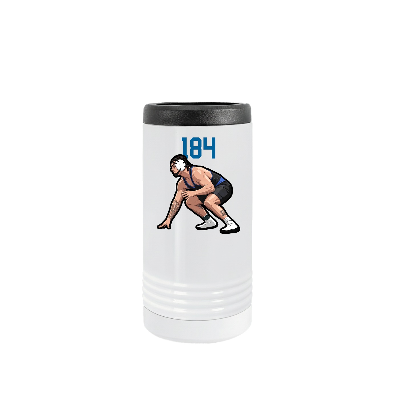 Slim Beverage Holder — Number Top in White