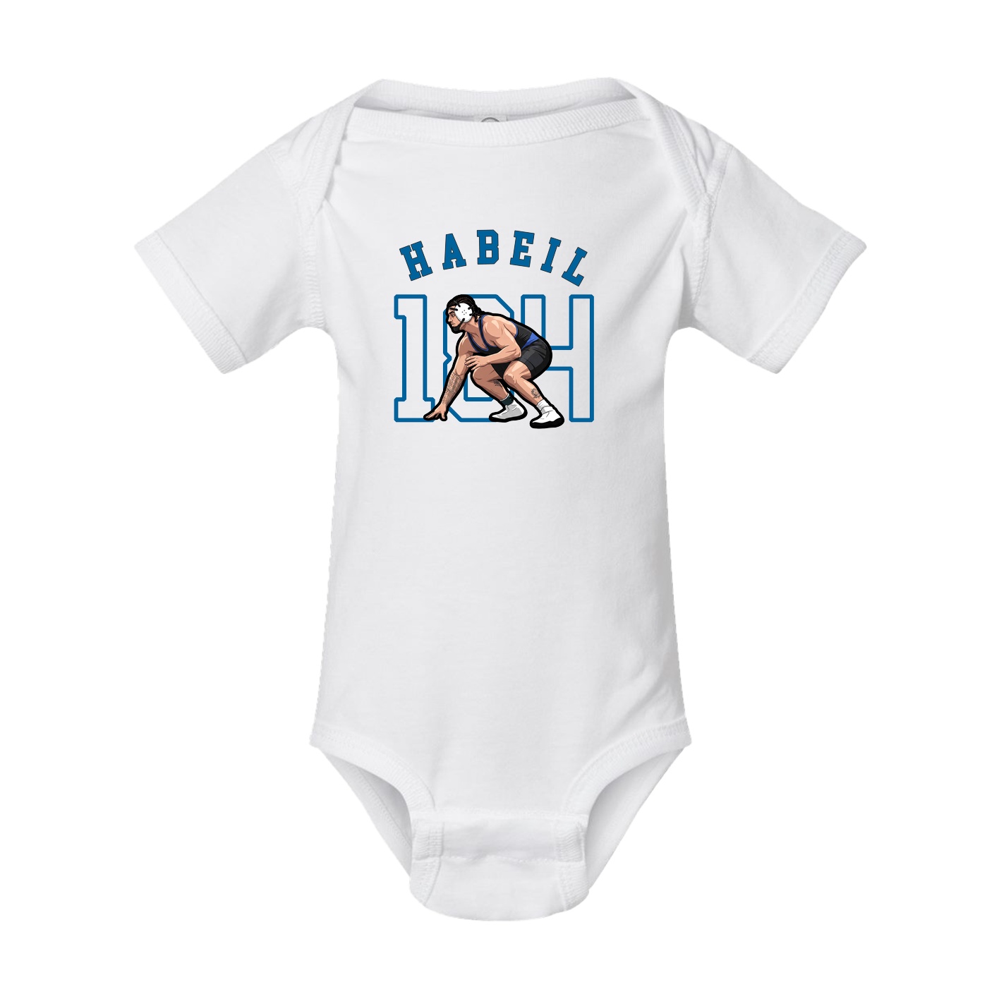 Baby Onesie — Shirsey Arch in White