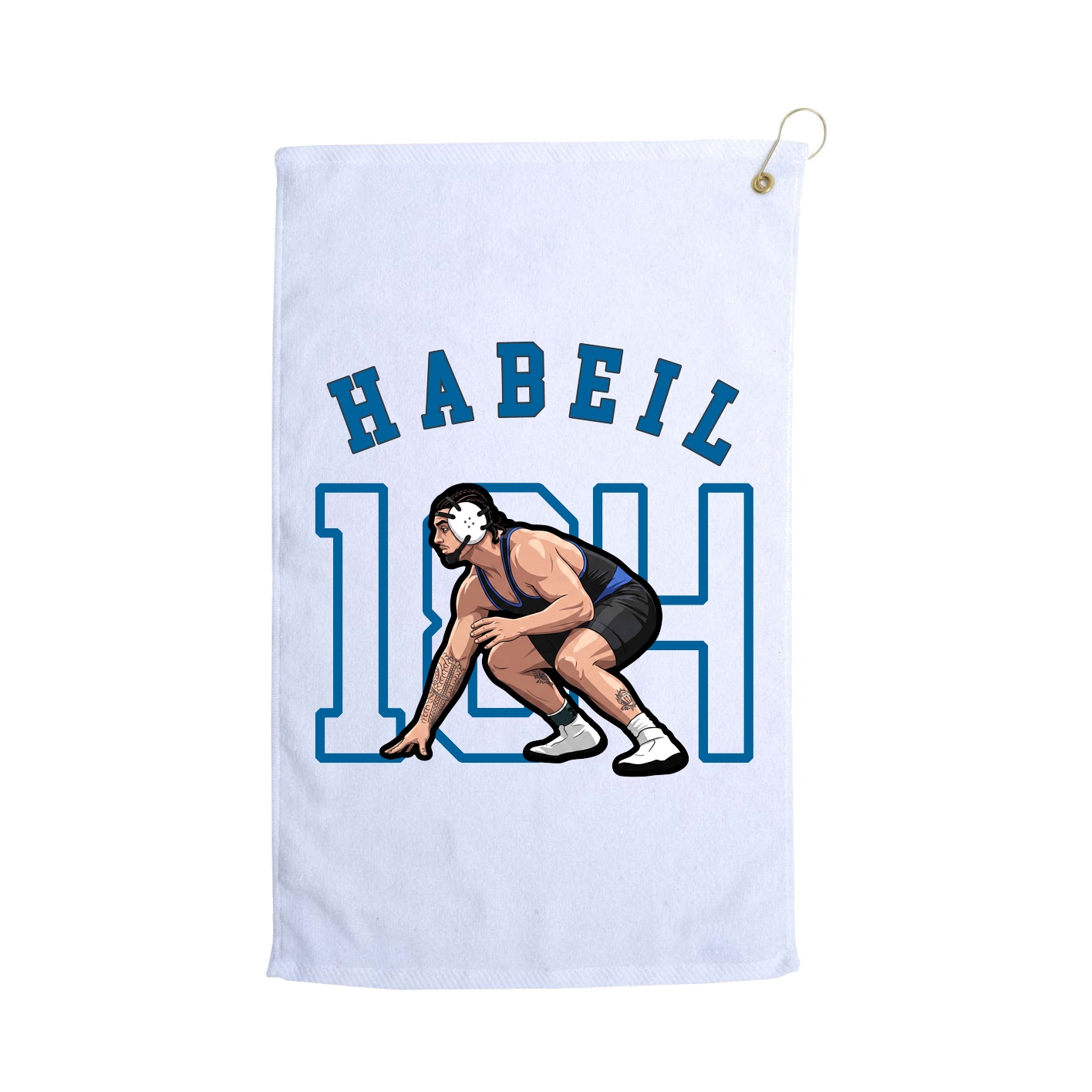 Golf Towel — Shirsey Arch in White