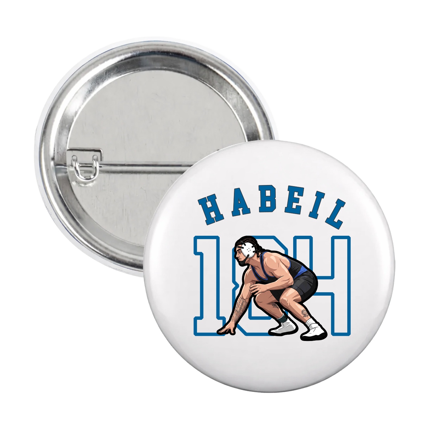 Game Day Button — Shirsey Arch in White