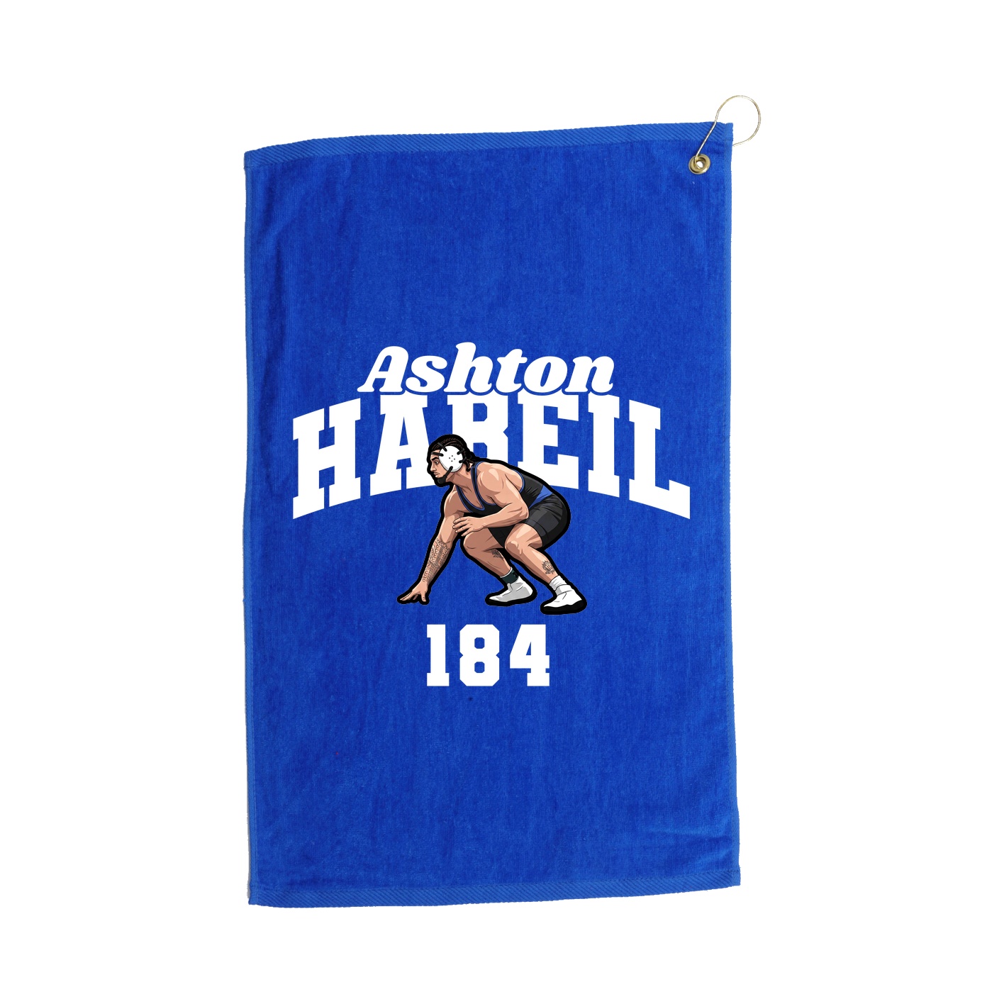 Golf Towel — Signature Arch in Royal