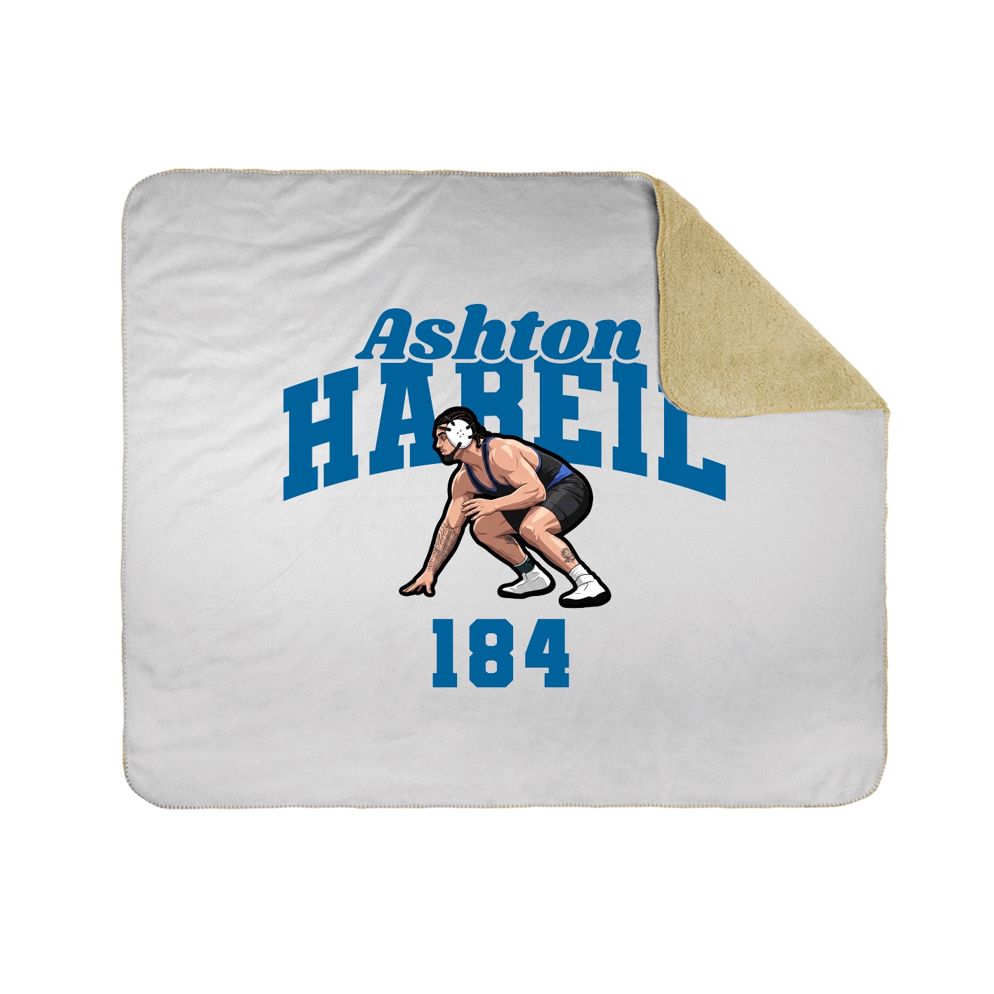 Throw Blanket — Signature Arch in White