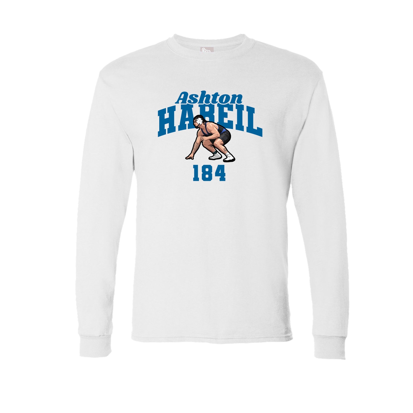 Long Sleeve Tee — Signature Arch in White