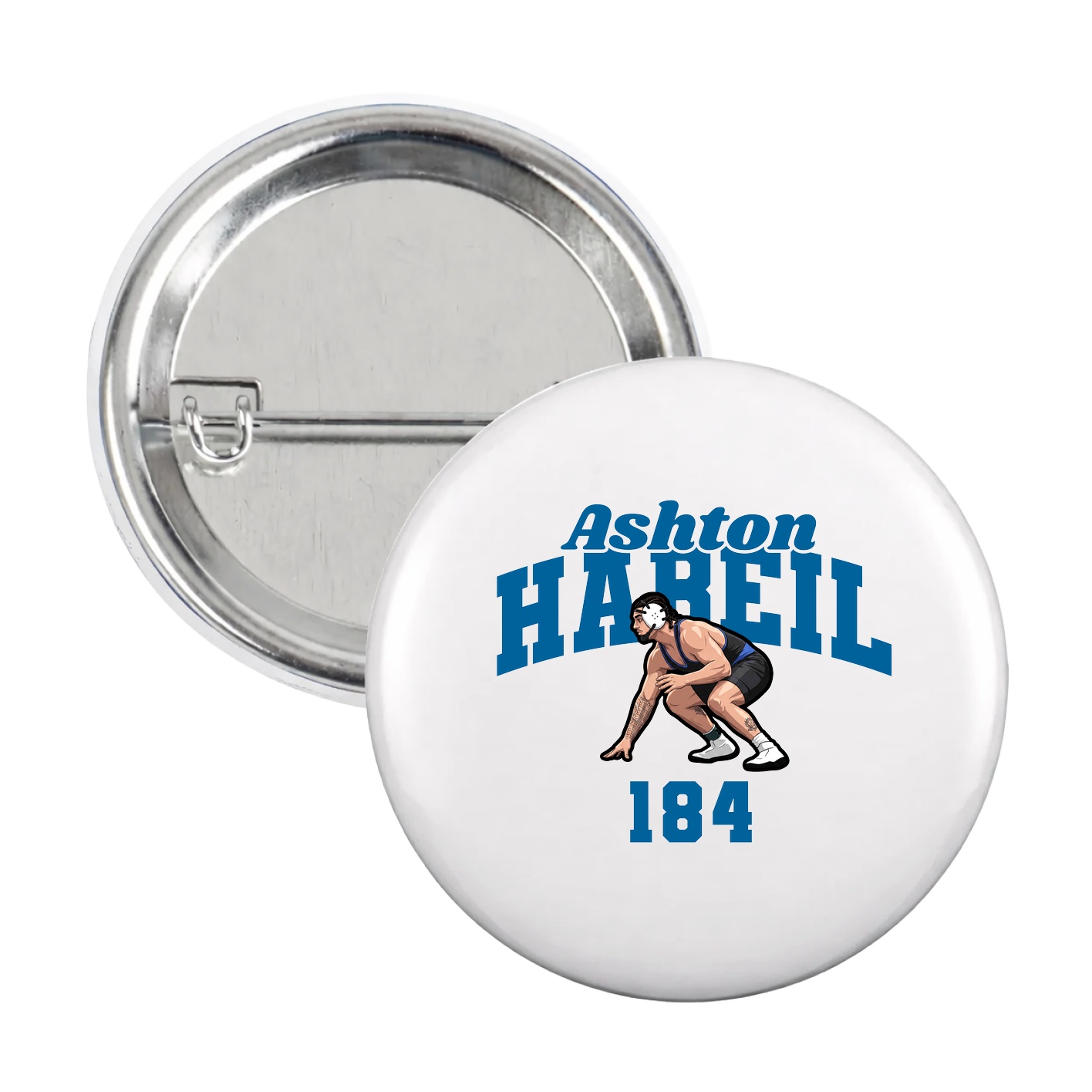 Game Day Button — Signature Arch in White