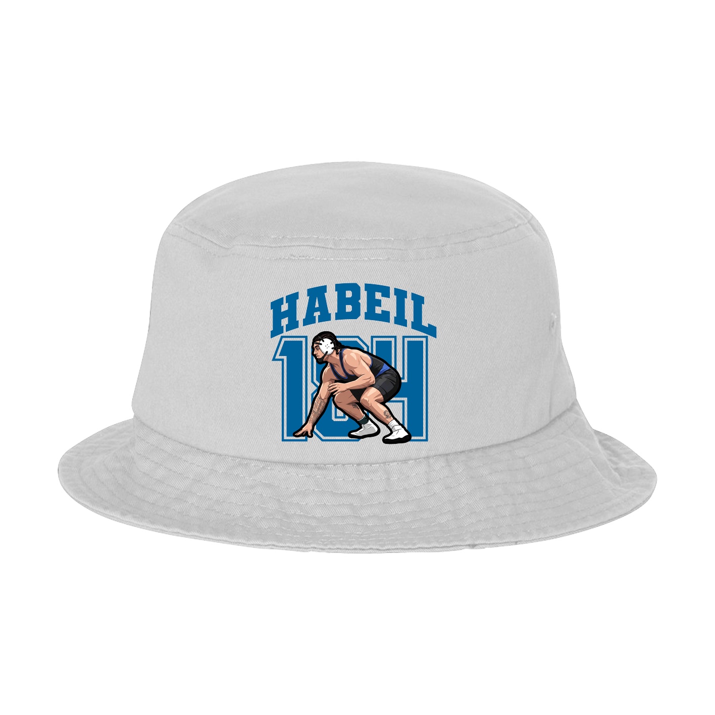 Bucket Cap — Number in White