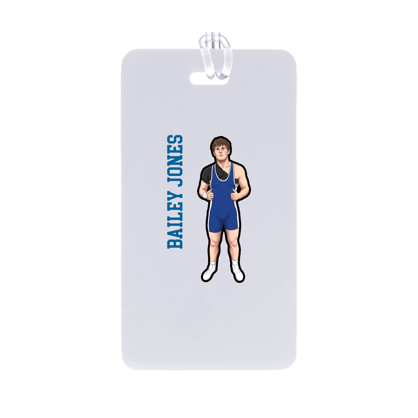 Bag Tag — Name Vertical in Classic