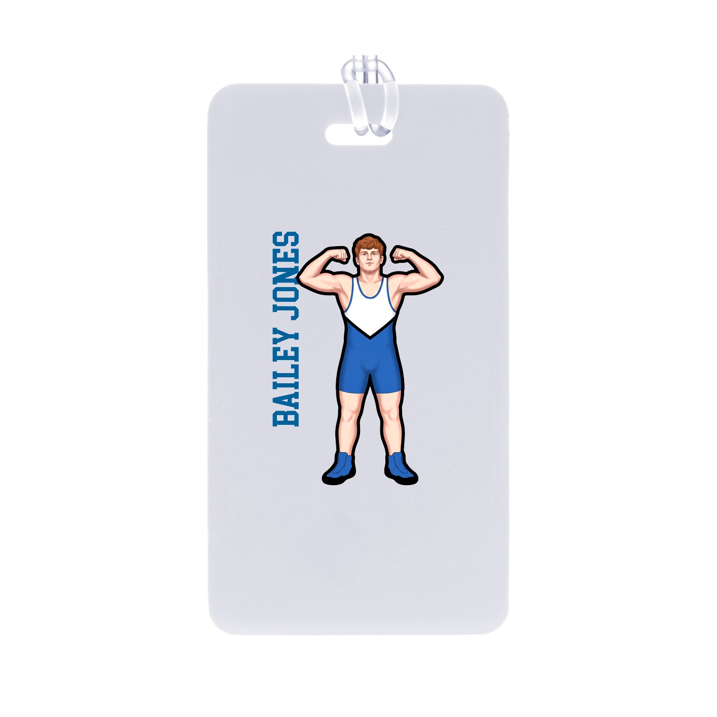 Bag Tag — Name Vertical in Classic